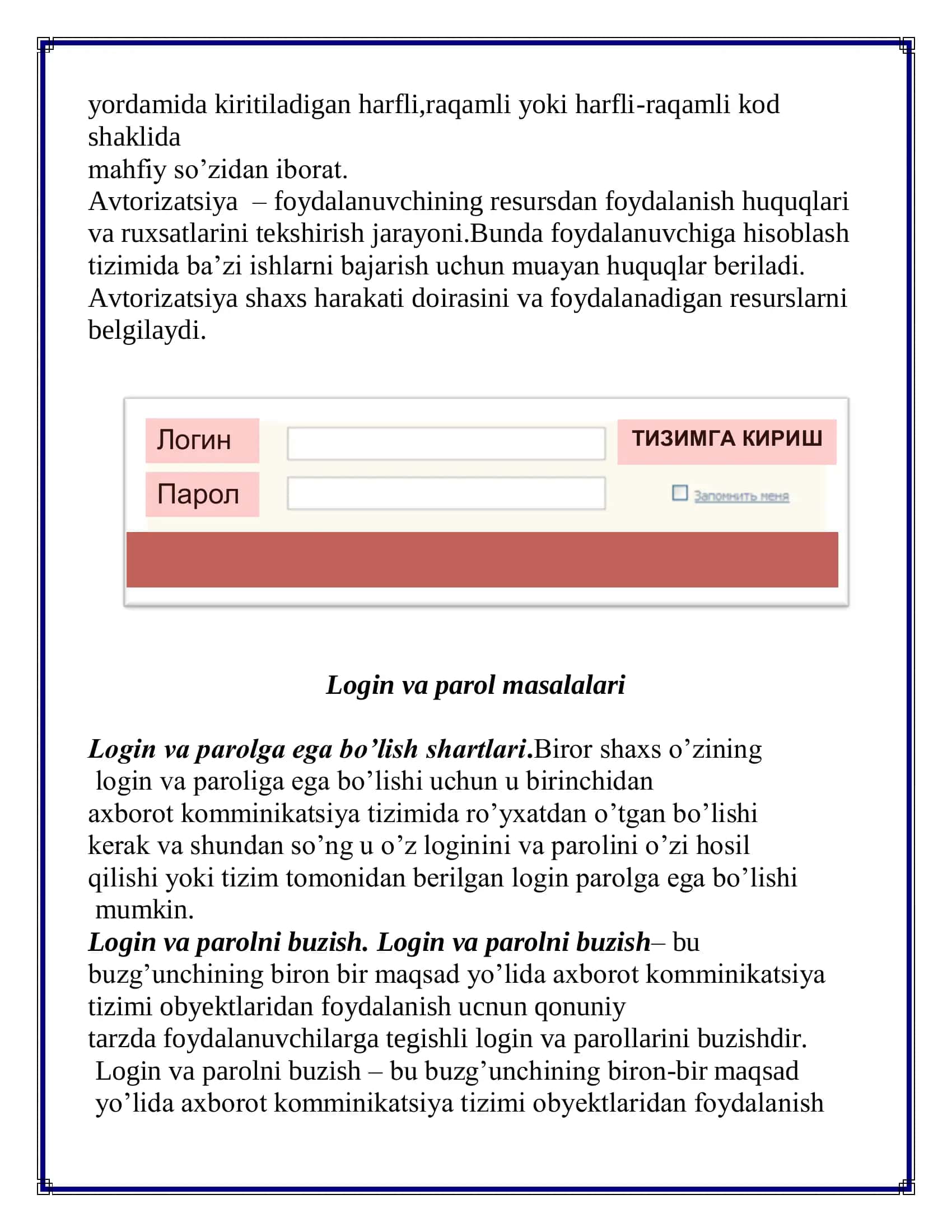 Kompyuter va kompyuter tizimlarini sozlash va ta’mirlash texnigi 3