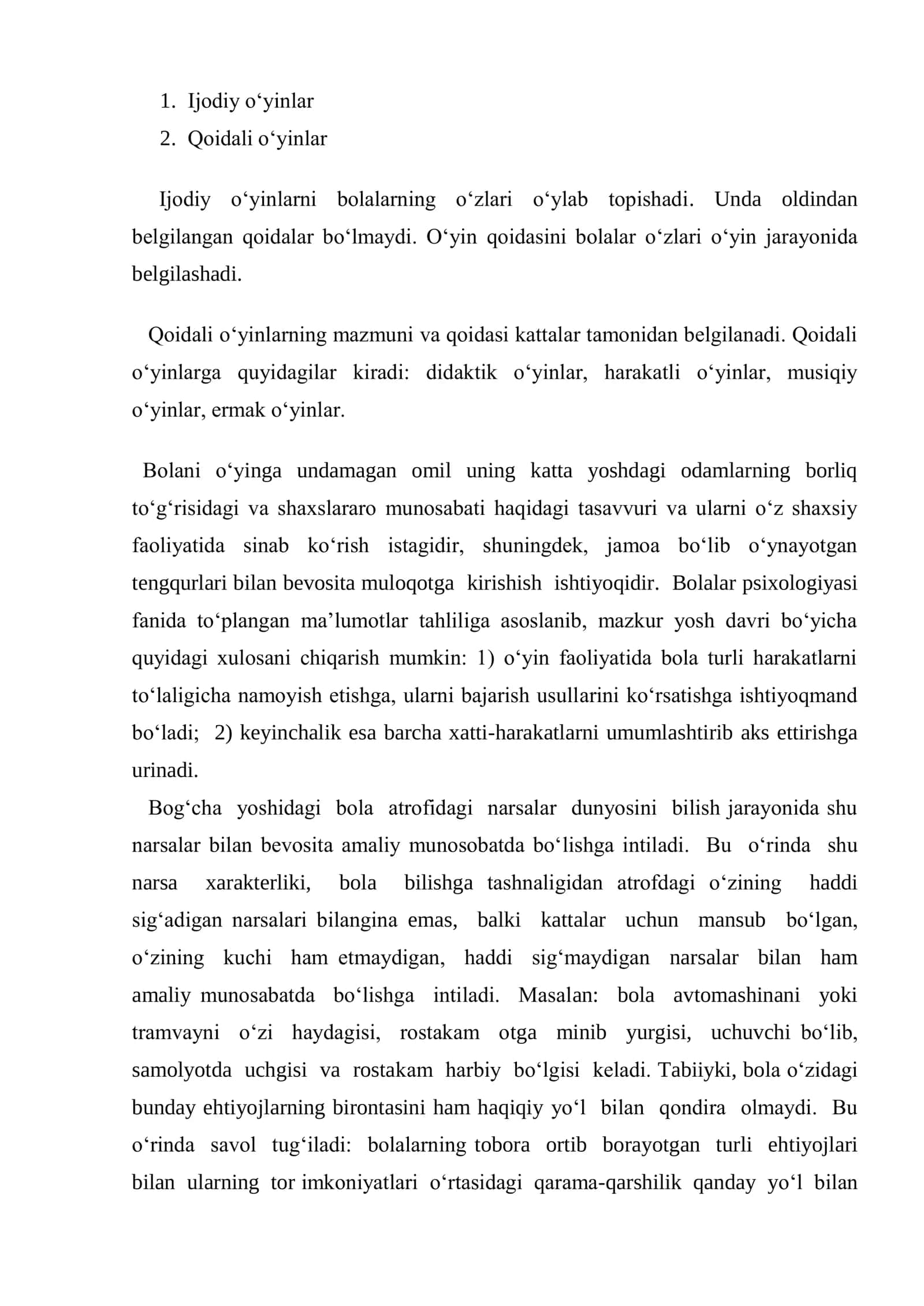 Sahnalashtirish o‘yinlarining ahamiyati va o‘ziga xos xususiyatlari 3