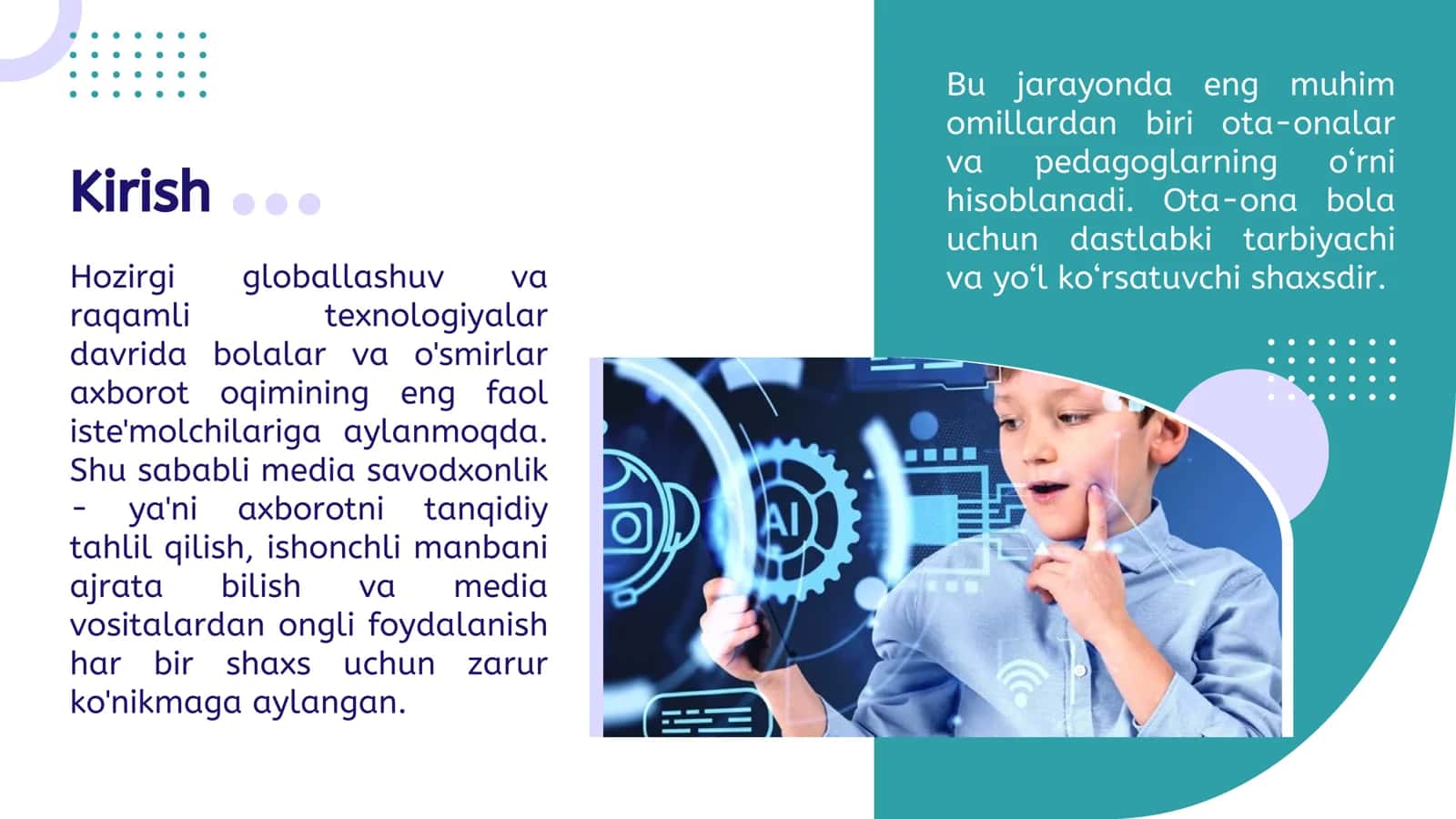 Media savodxonlikda ota-ona va pedagoglarning o'rni 3