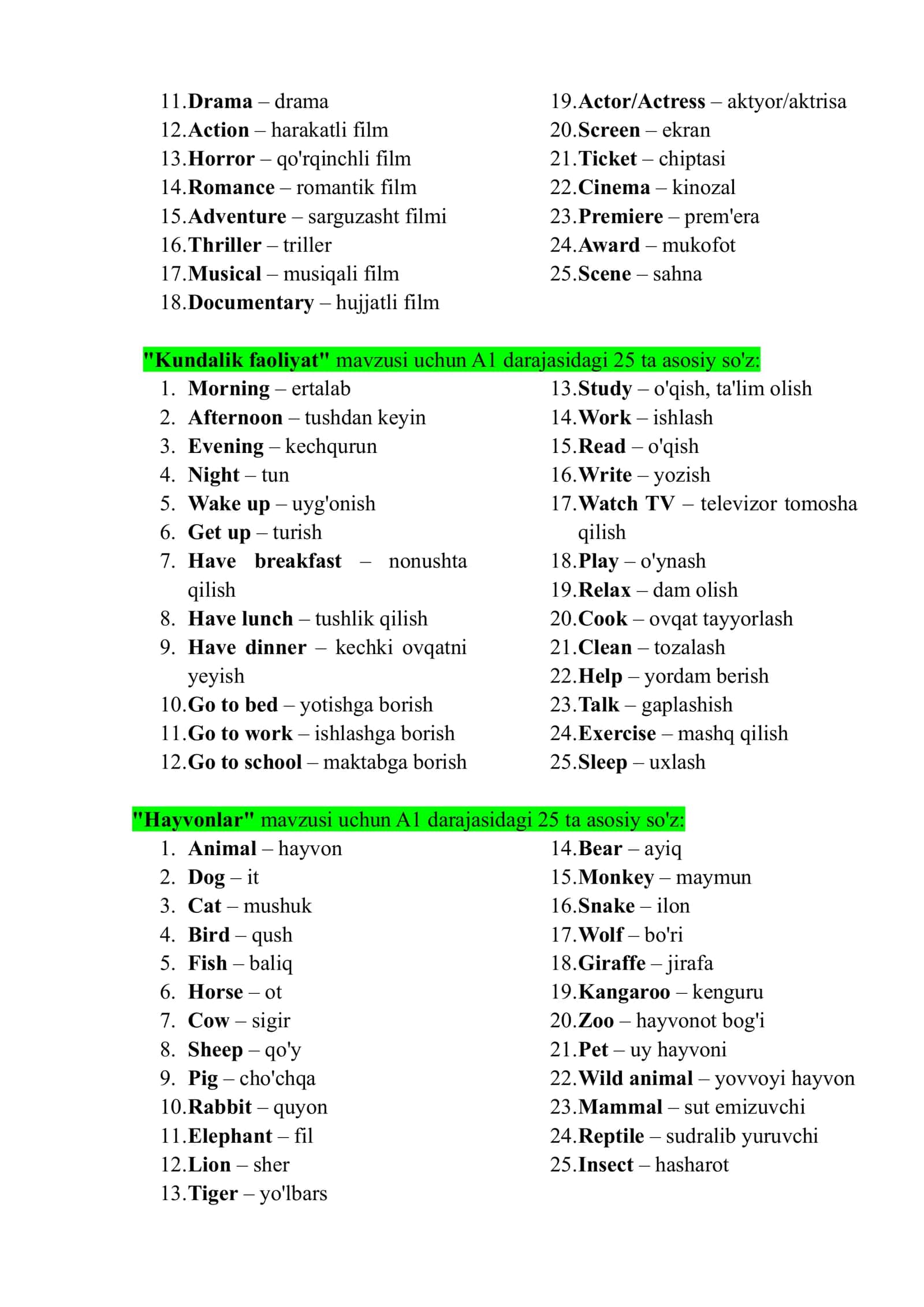 Reach English General Vocabulary All Level 3