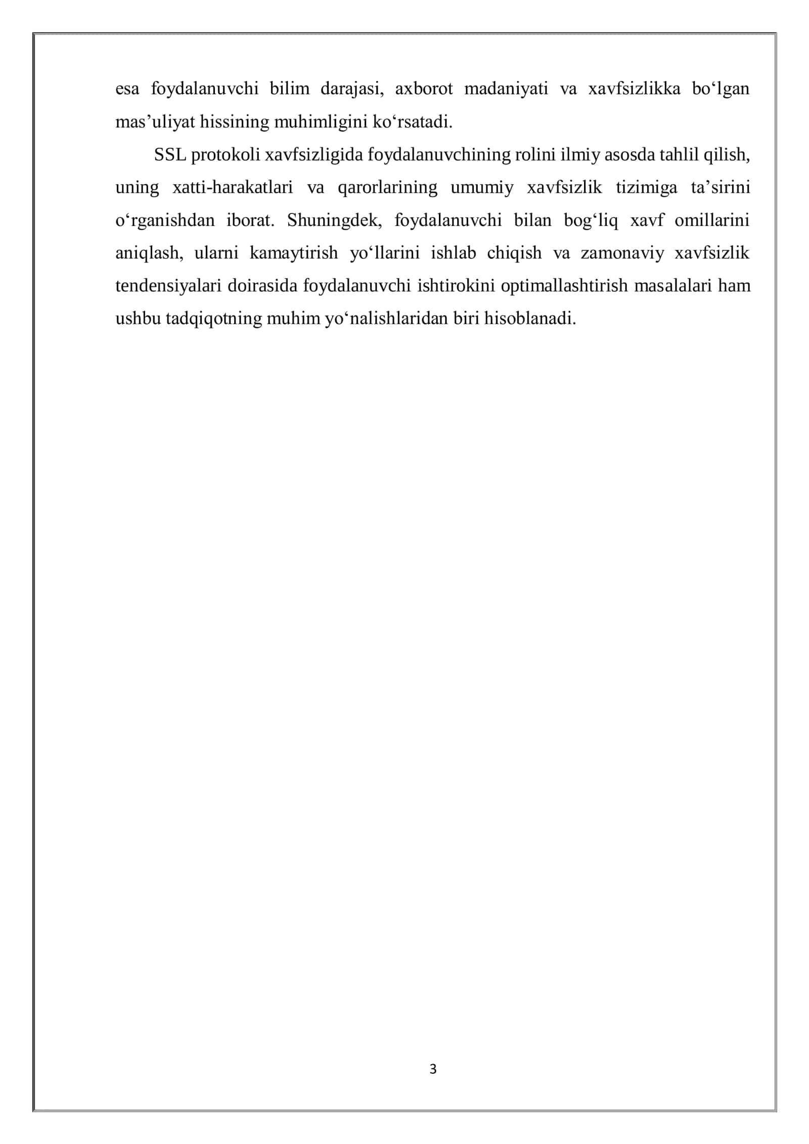 SSL (Secure Sockets Layer) PROTOKOLI XAVFSIZLIGIDA 3