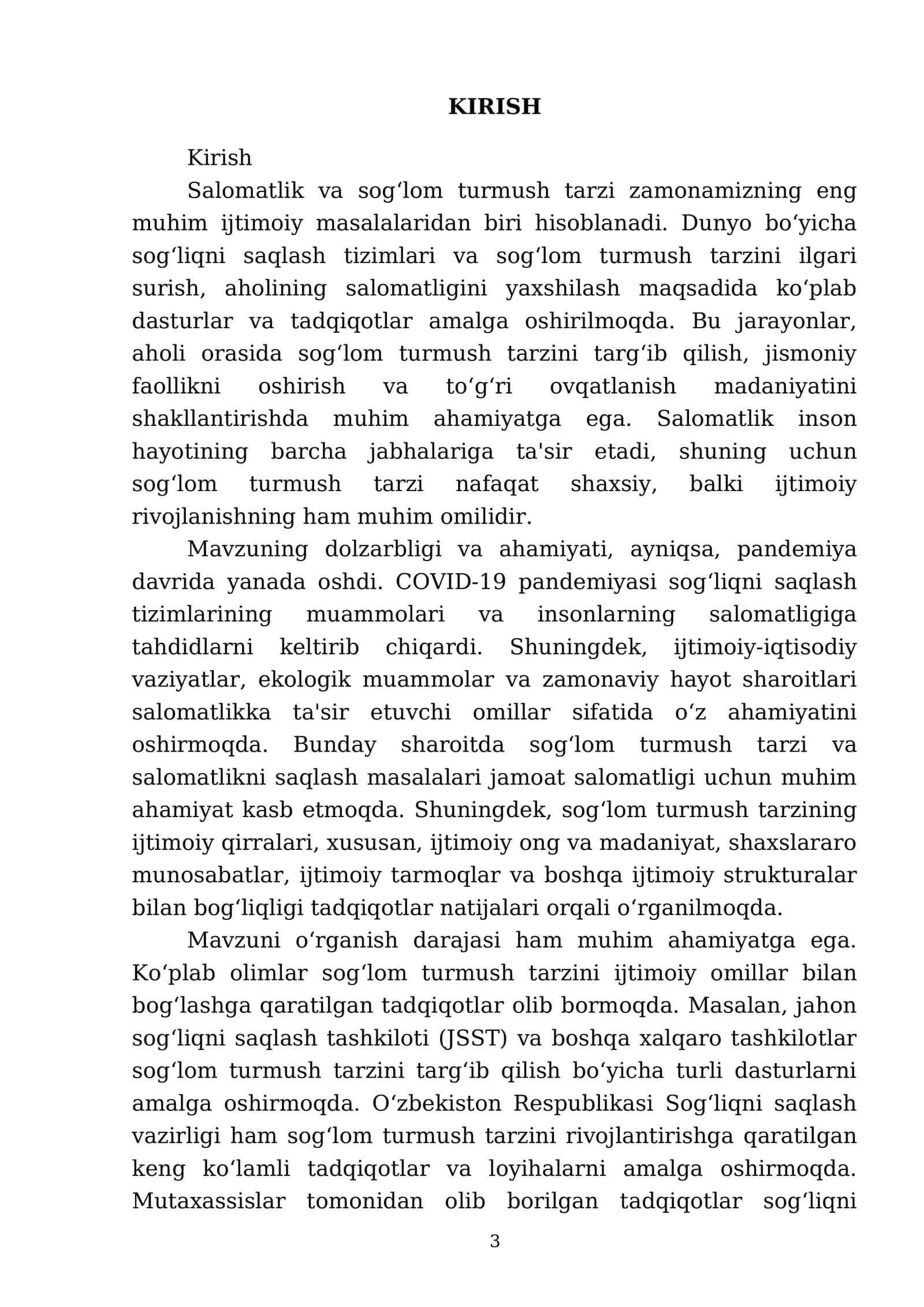 Salomatlik va sogʻlom turmush tarzini ijtimoiy qirralari 3