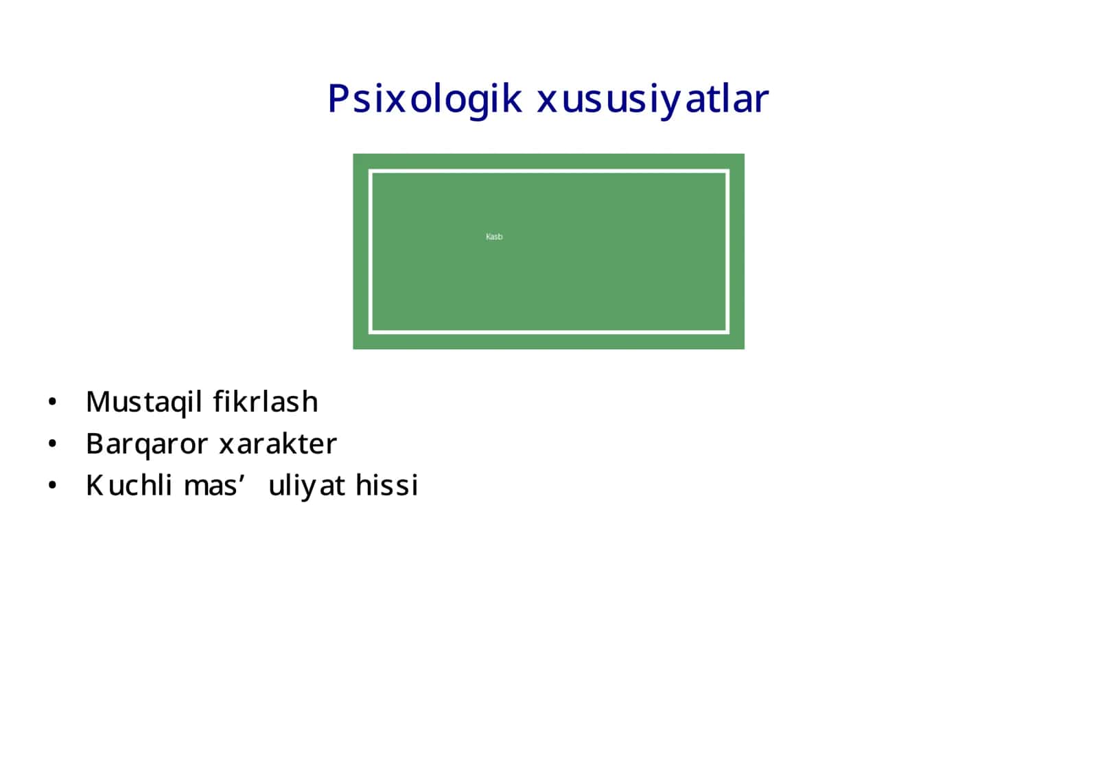Yetuklik davrining ikkinchi bosqichida shaxsning psixologik xususiyatlari 3