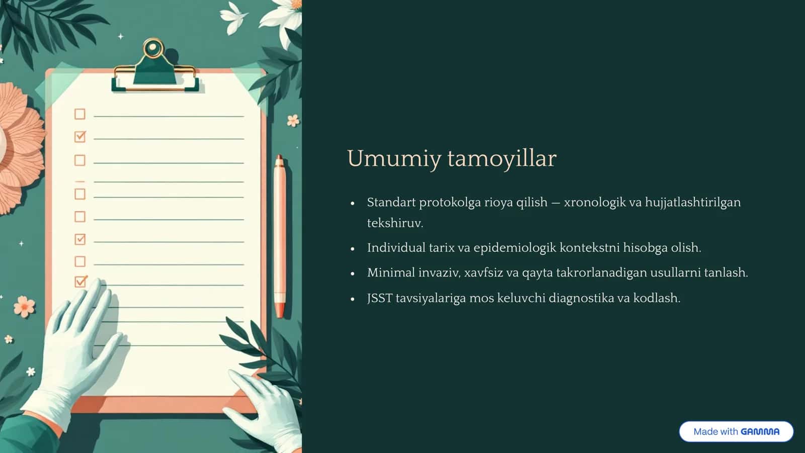 Stomatologik Statusni Tekshirish Usullari, Ko'rsatkichlar va JSST Kriteriylari 3