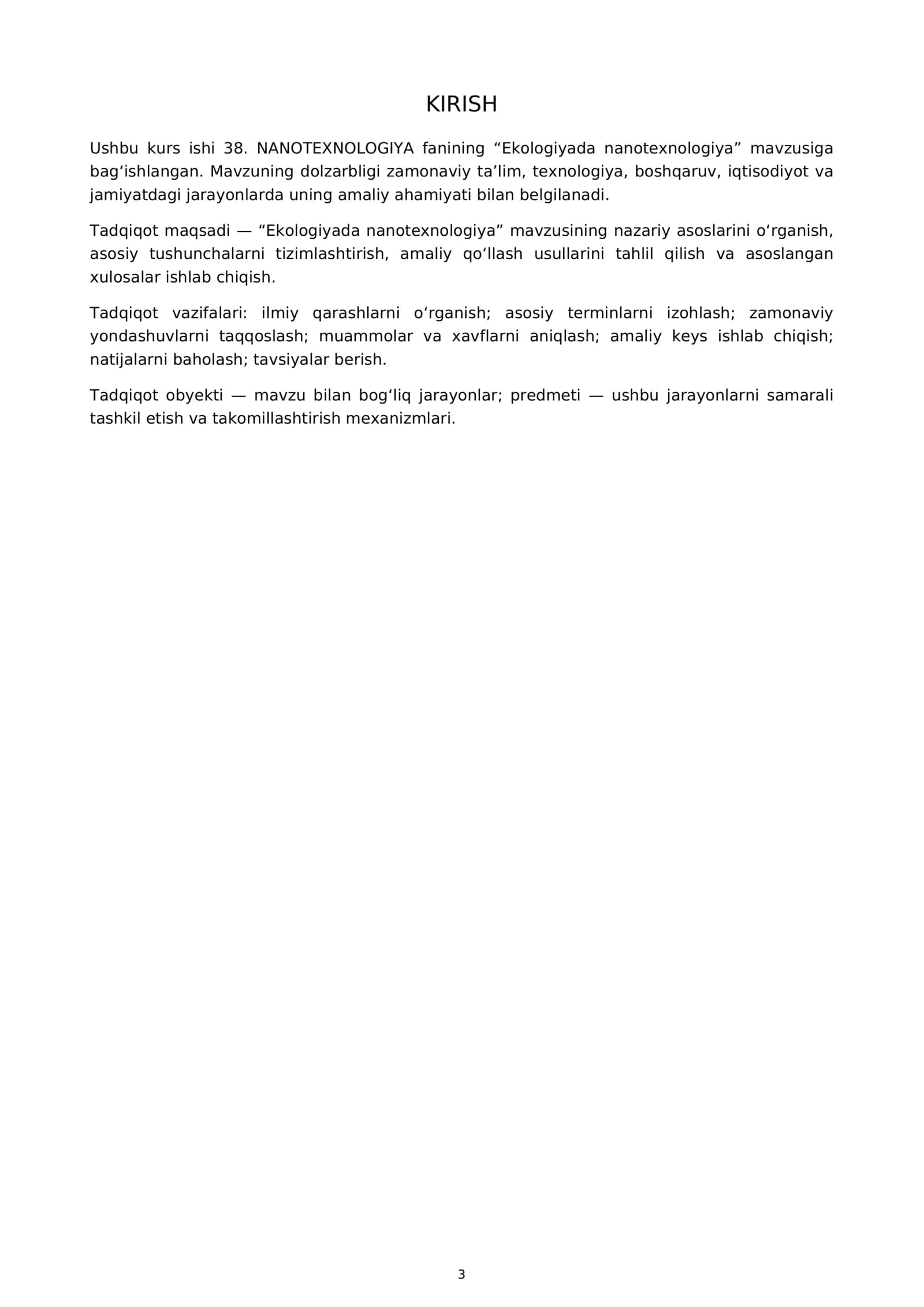 38. NANOTEXNOLOGIYA KURS ISHI 3