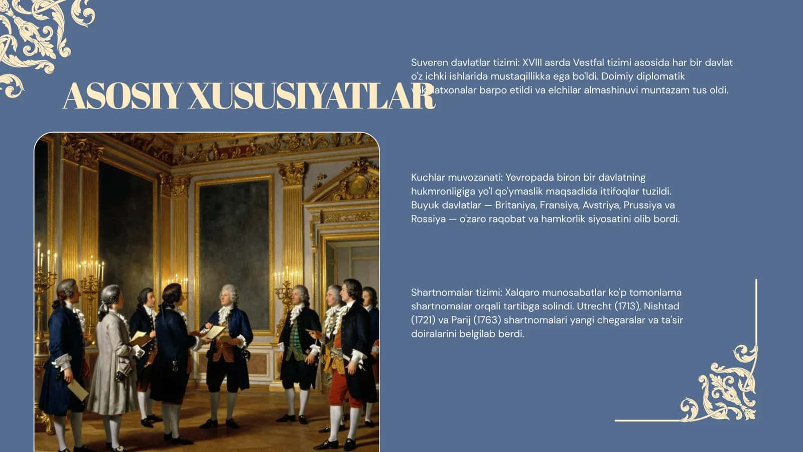 XVIII asrda xalqaro munosabatlar va diplomatiya 3