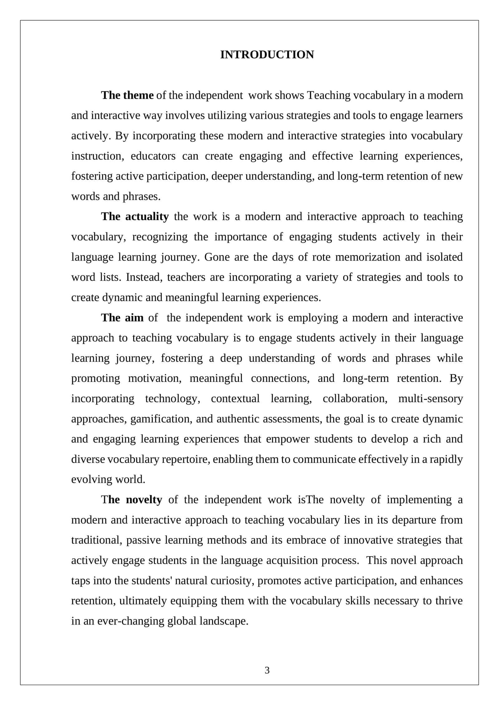 Modern and interactive way of teaching vocabulary. 3