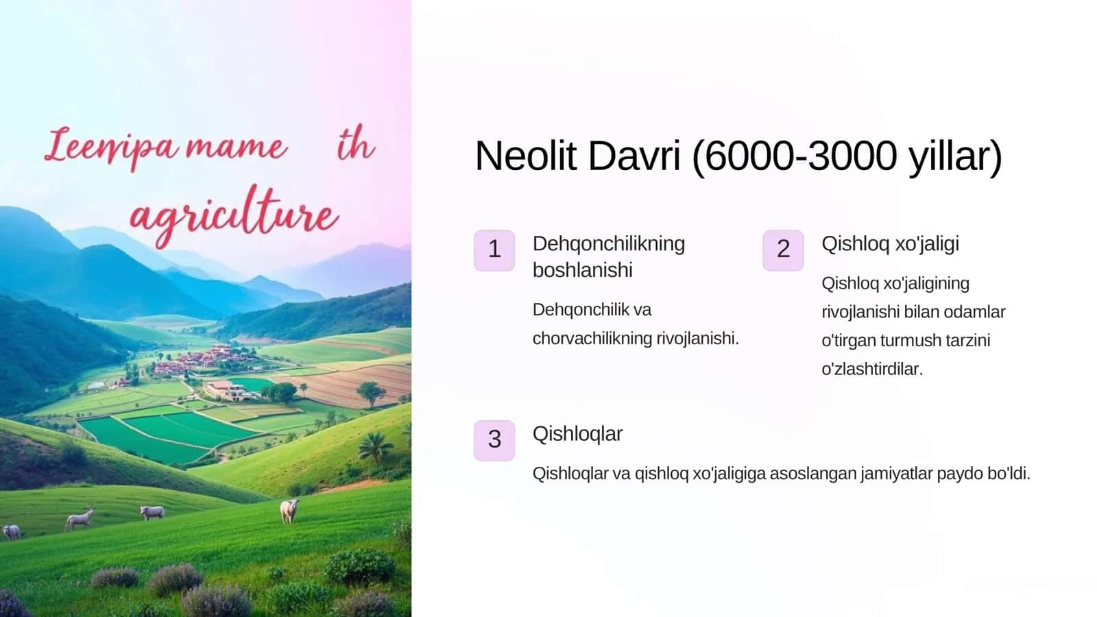 O'rta Osiyoning Mezolit va Neolit Davri Oromenti 3