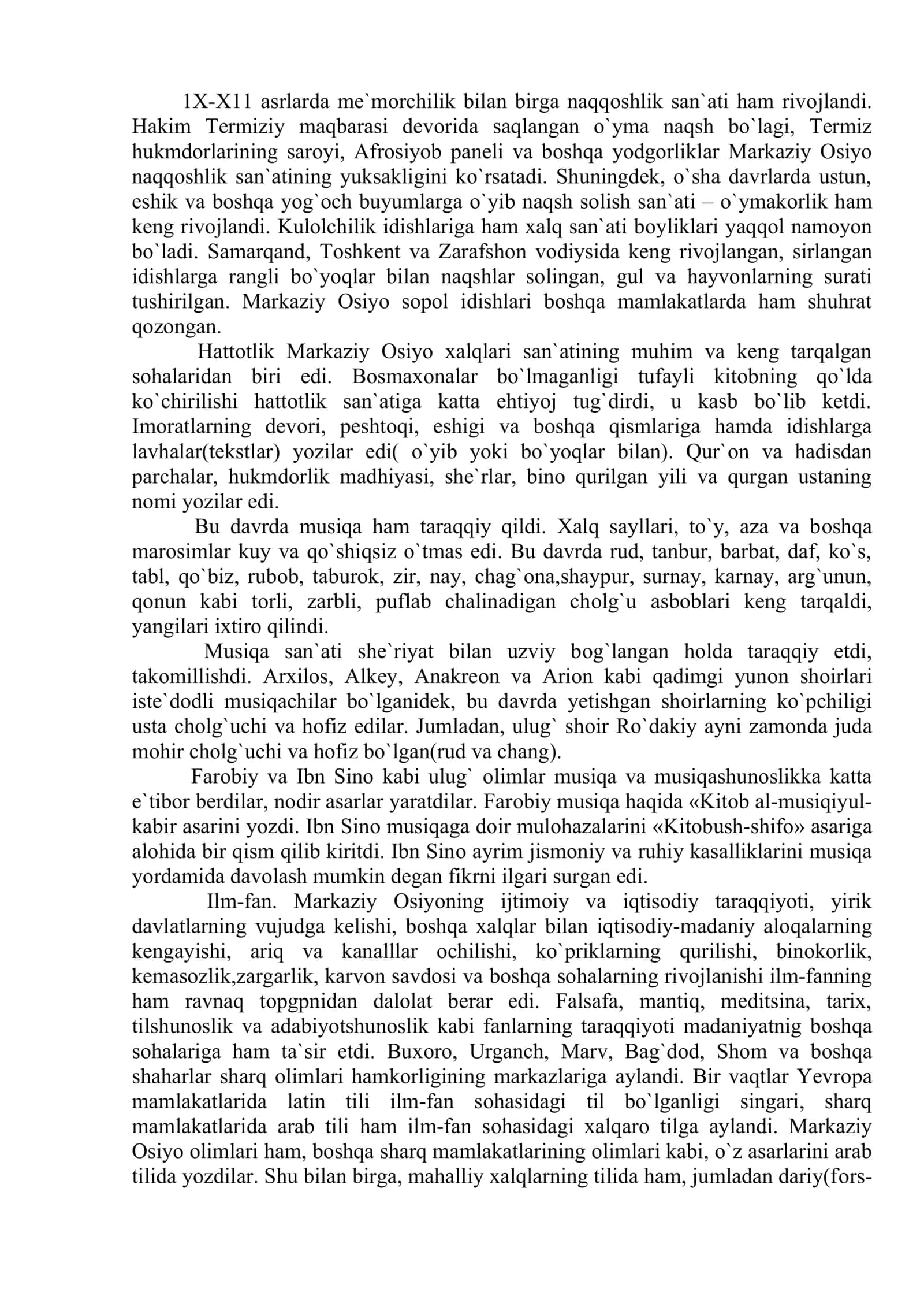 X-XII asrlarda fors-tojik adabiyotining rivojlanishi 3