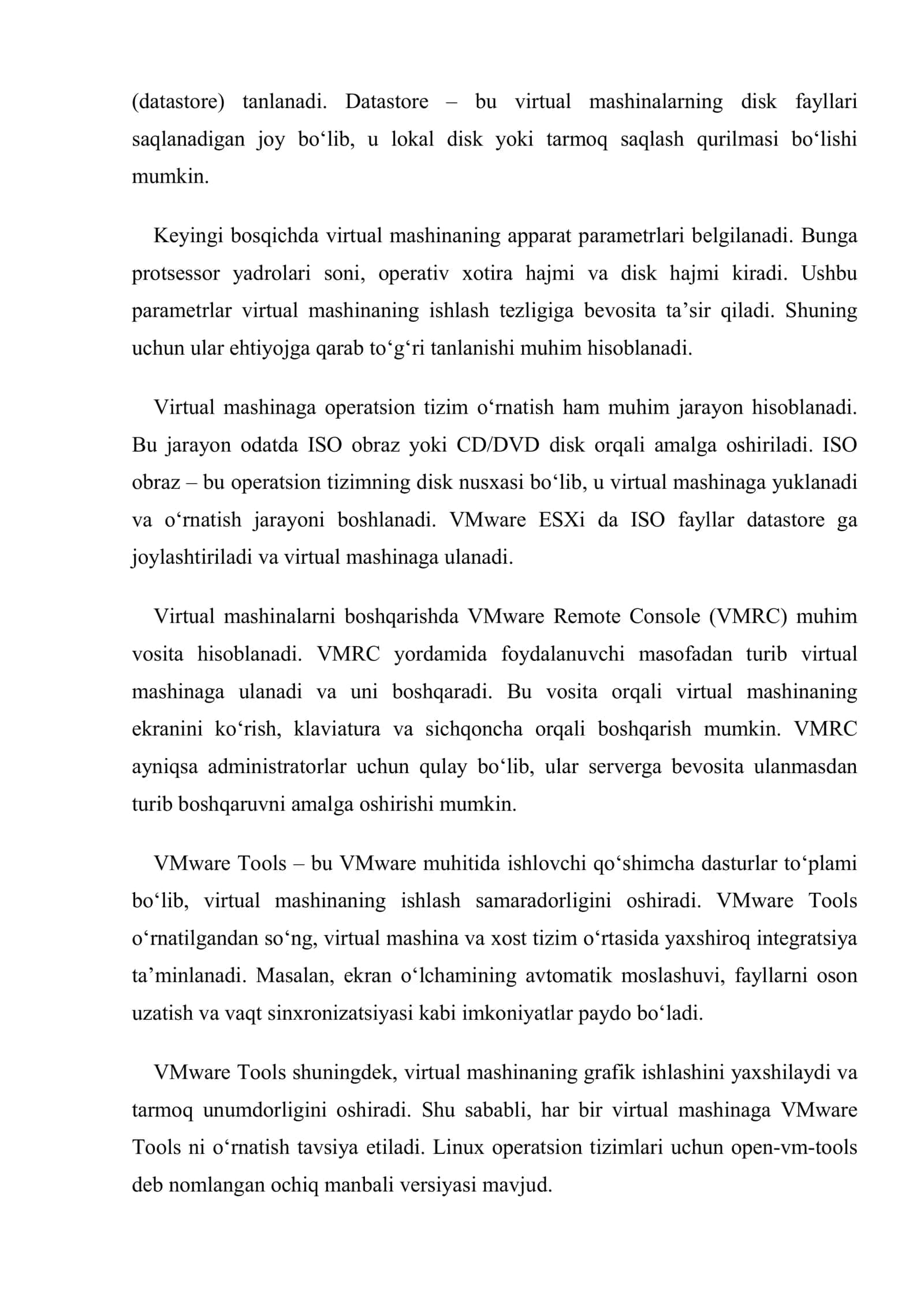 VMware ESXi gipervizori asosida virtual mashina yaratish 3