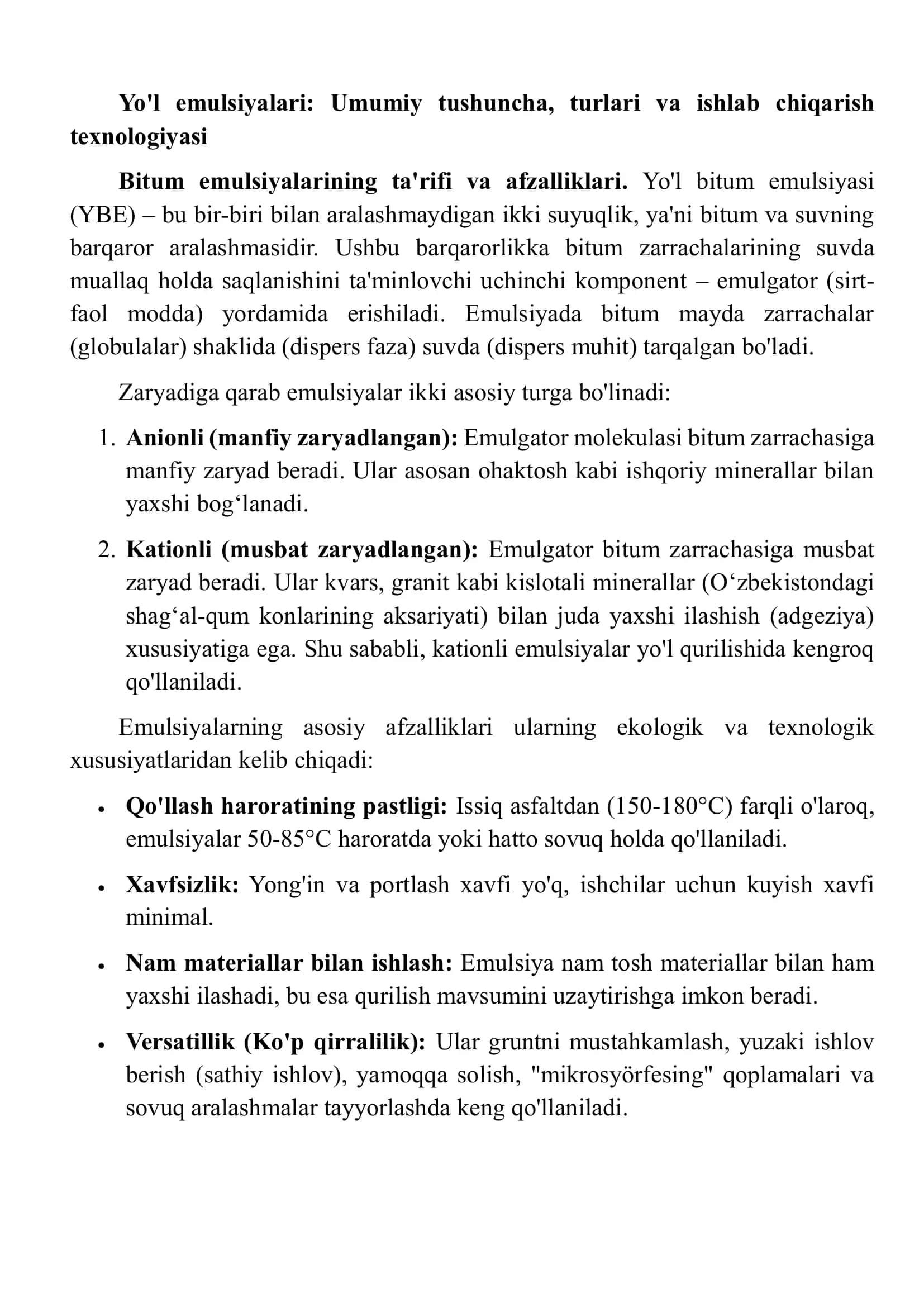 Bitum emulsiyalari 3