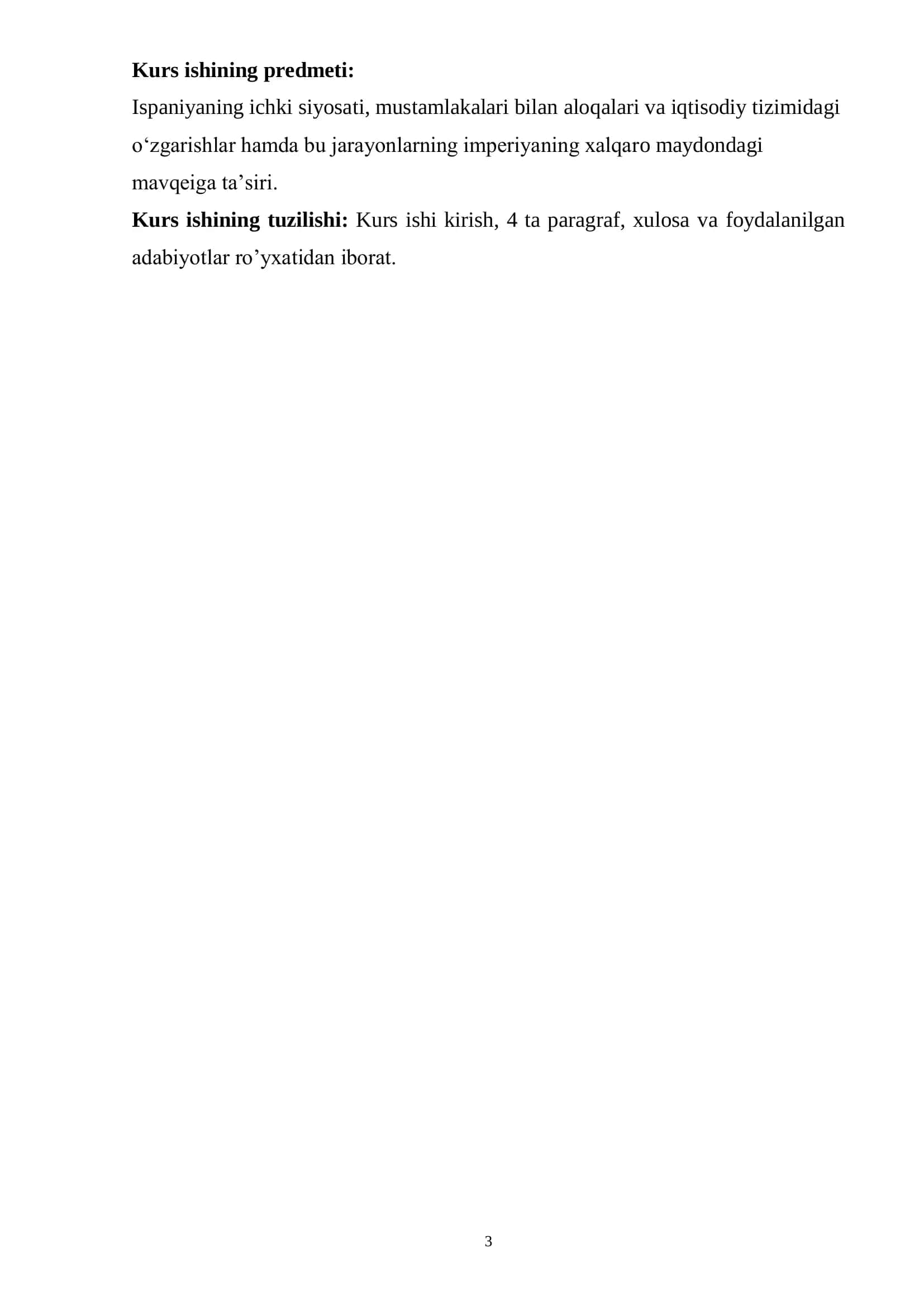 XVII asrning ikkinchi yarmida Ispaniya 3