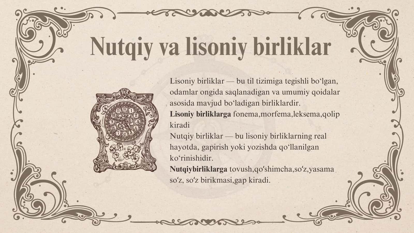 nutqiy va lisoniy birliklar 3
