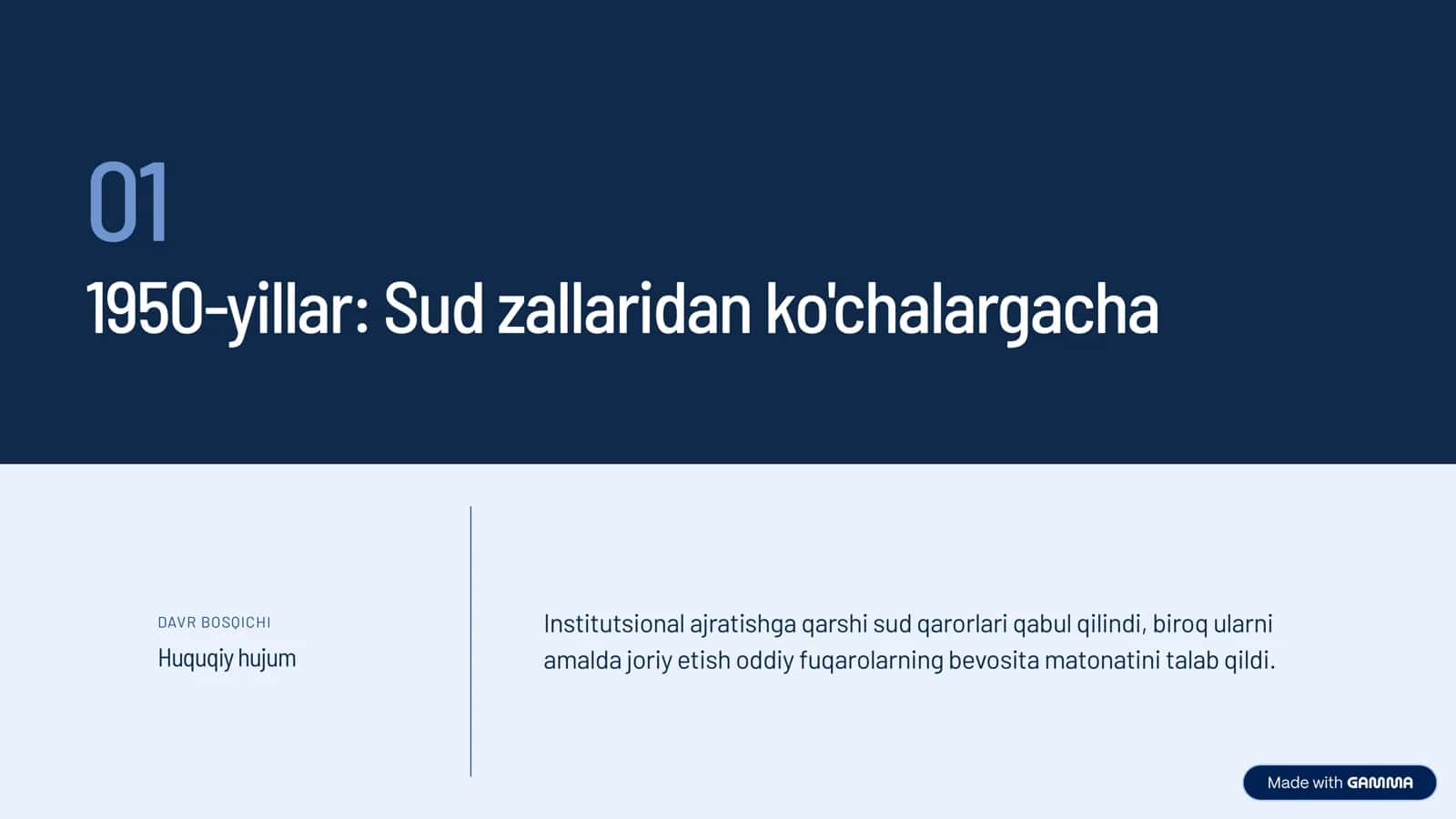 TARIX VA JAMIYAT DARSI 3