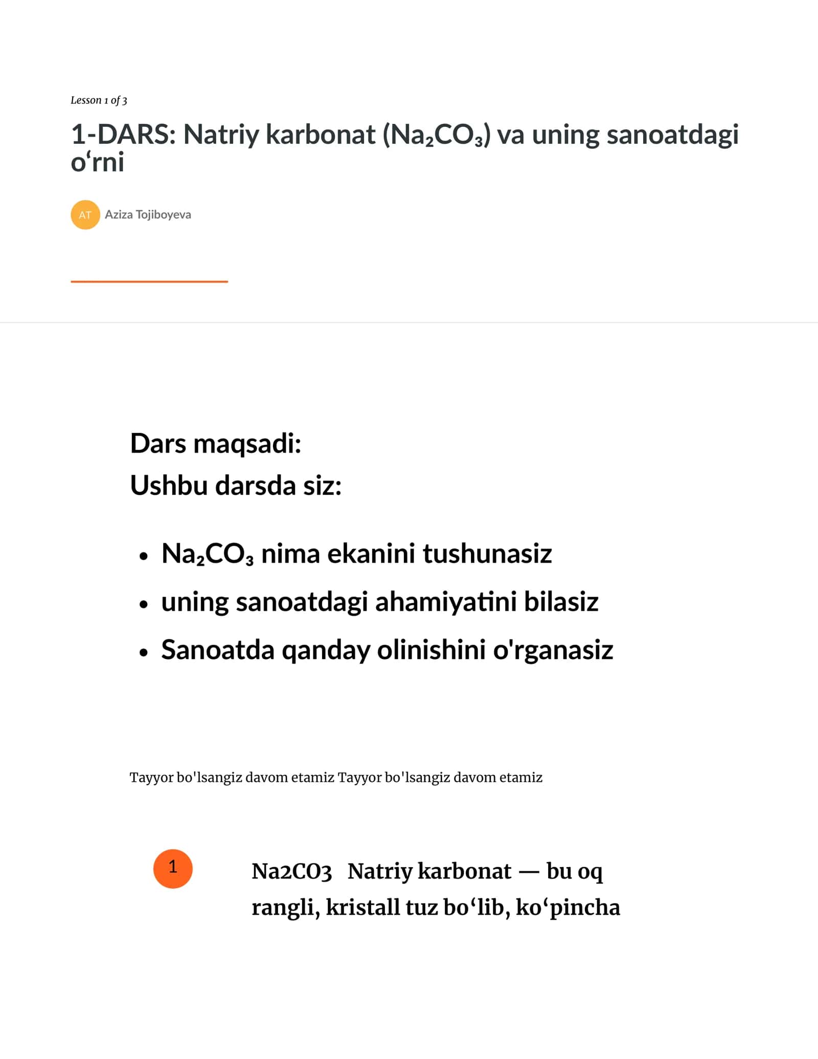 Natriy karbonat (Na₂CO₃) ishlab chiqarish texnologiyalari 3