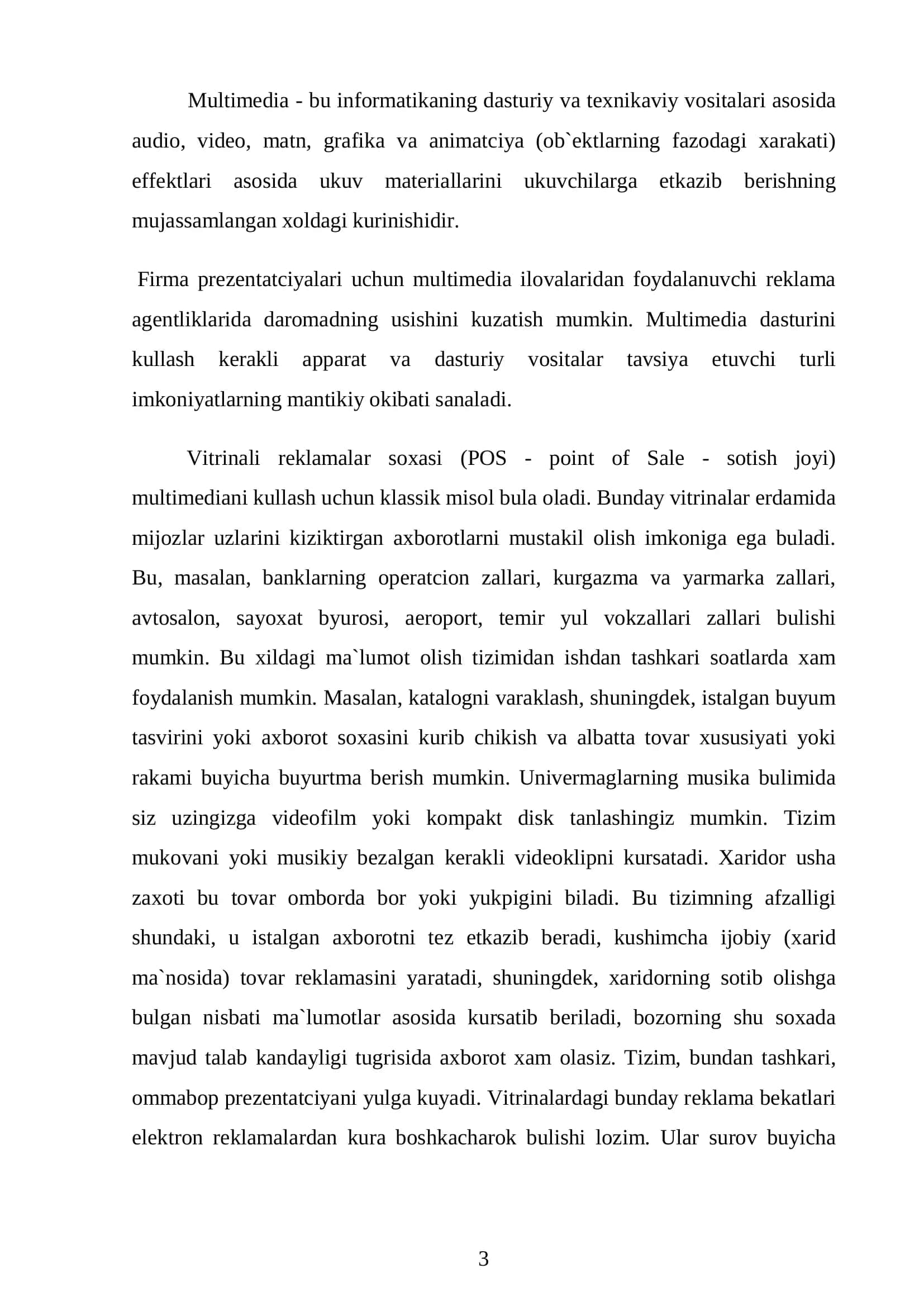 Informatika fanining texnik fanlar tizimidagi o’rni 3