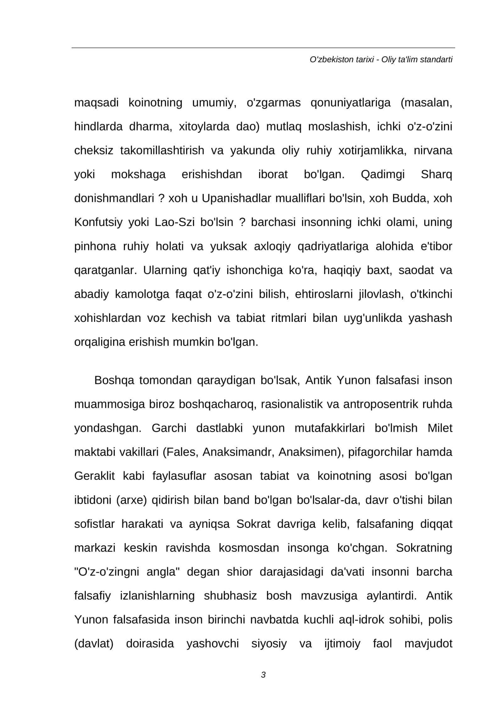 Qadimgi Sharq va Antik Yunon falsafasida inson muammosi 3