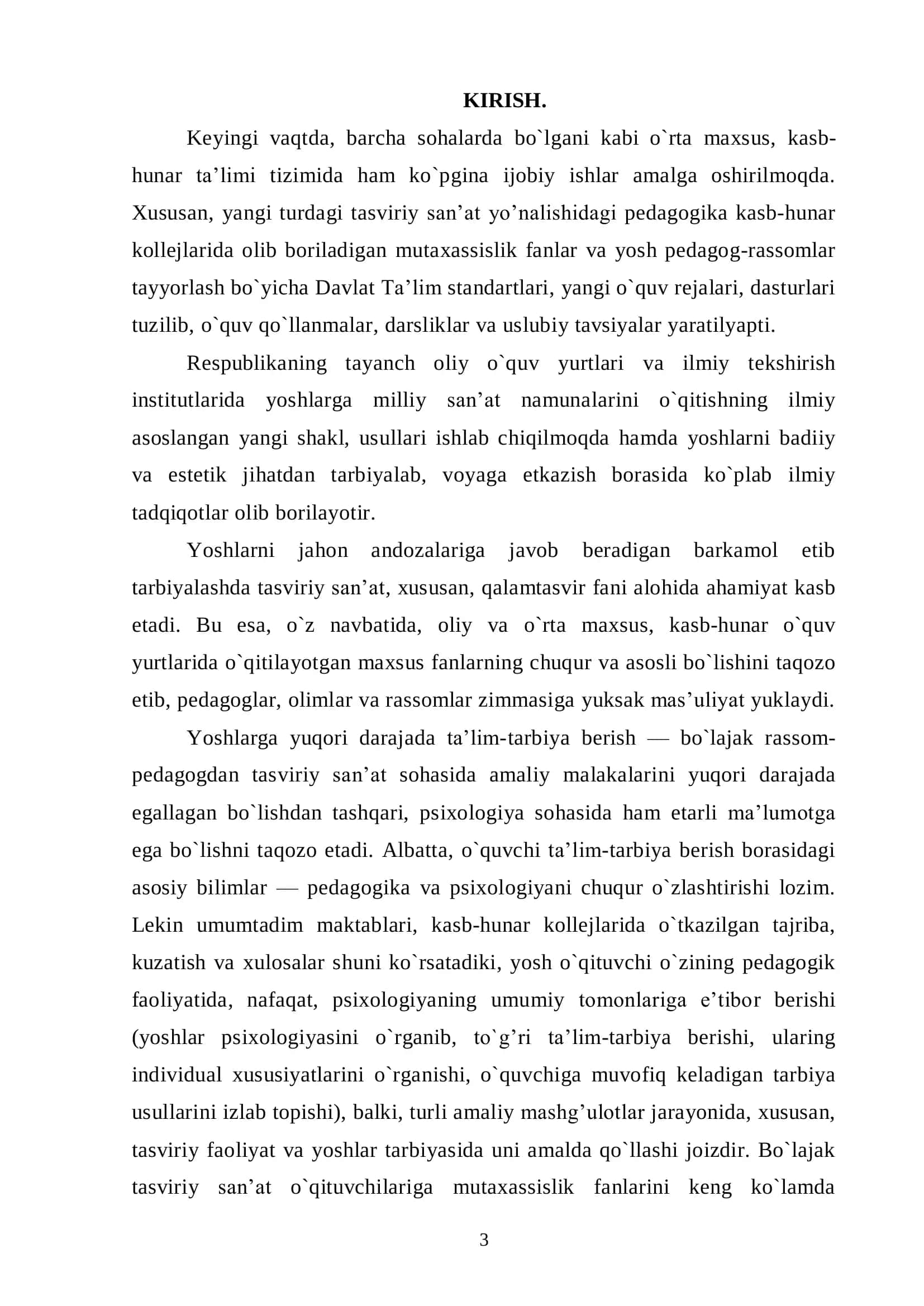 Qush va hayvonlar tasvirini ishlash metodikasi 3