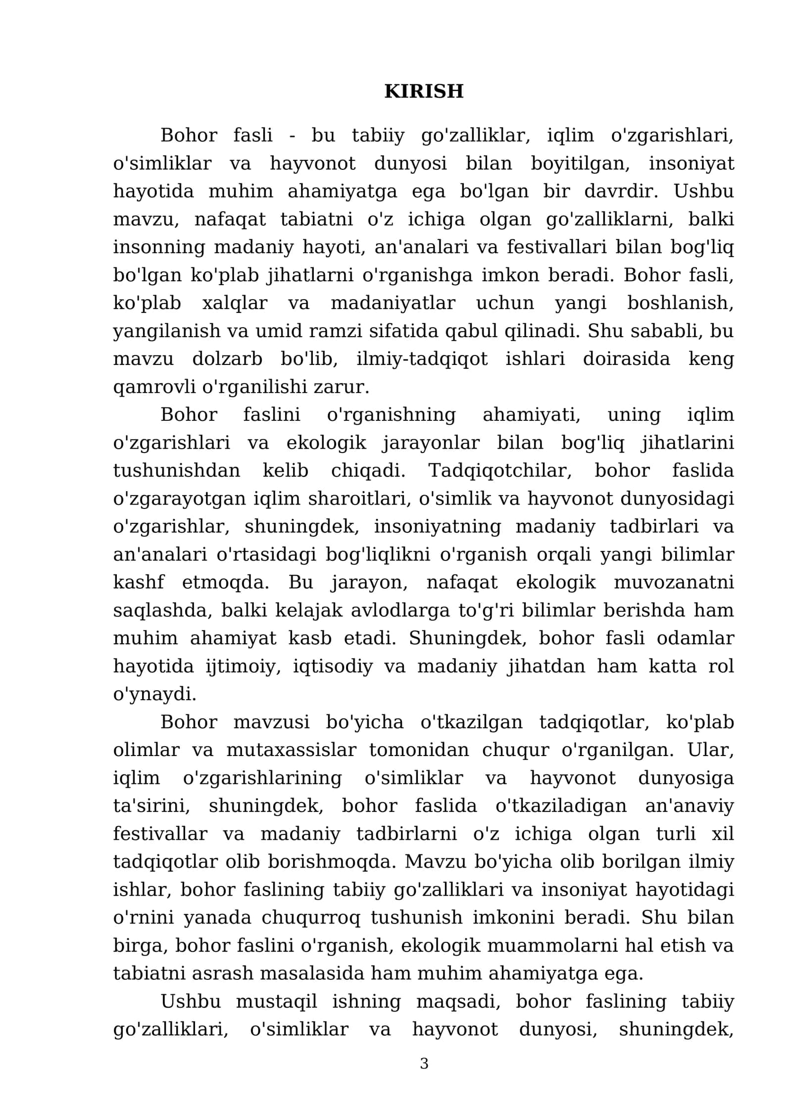 Bohor haqida 3