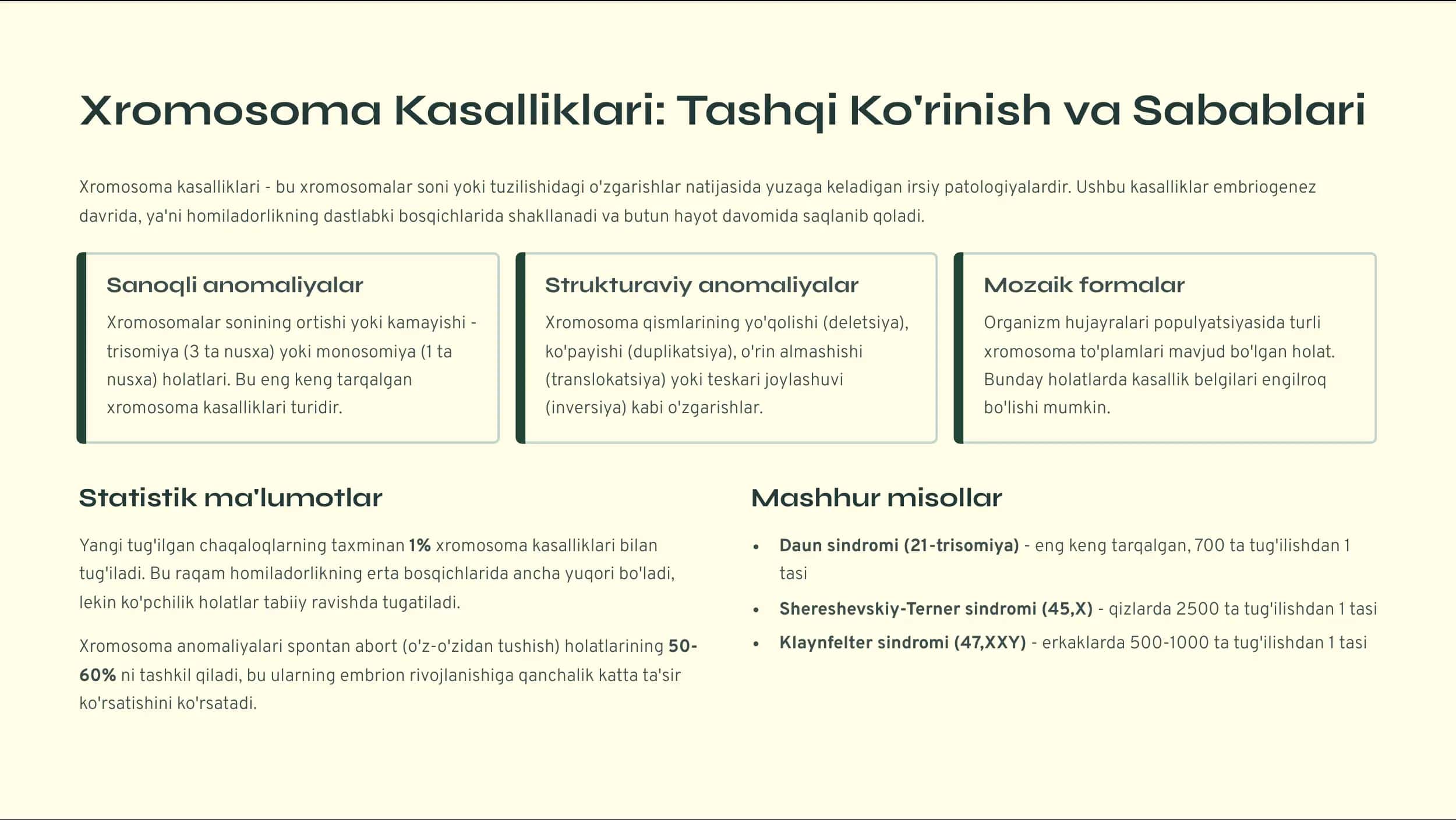 Genom va Xromosoma Nima? 3