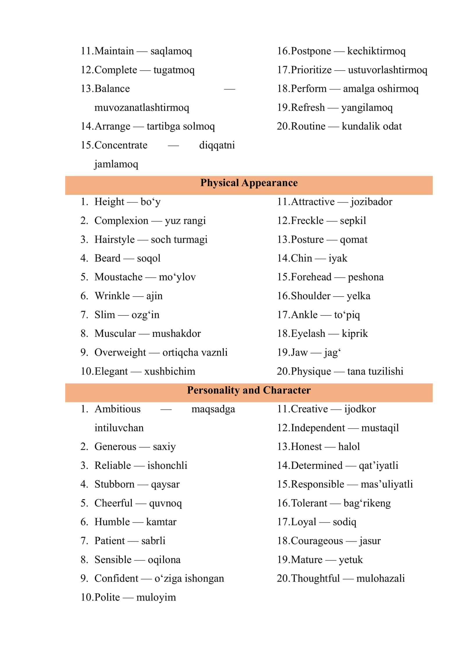 Reach English Vocabulary B1 3