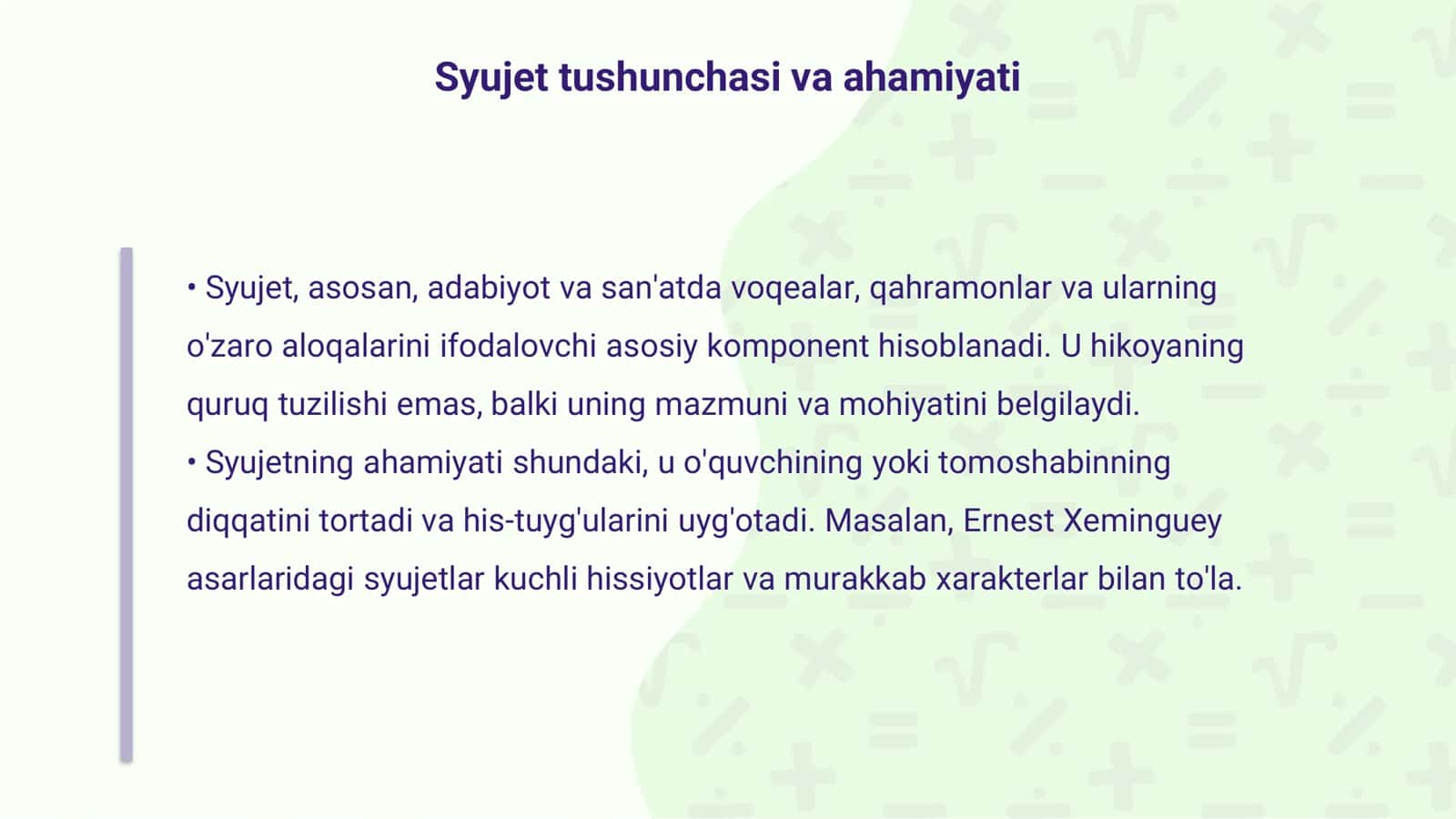 Syujet va uning turlari 3