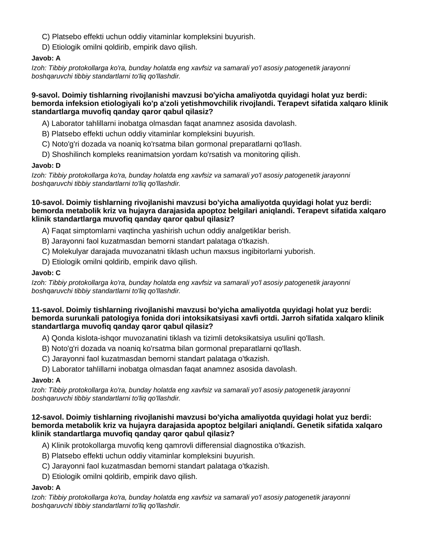 DOIMIY TISHLARNING RIVOJLANISHI - 2-QISM 3