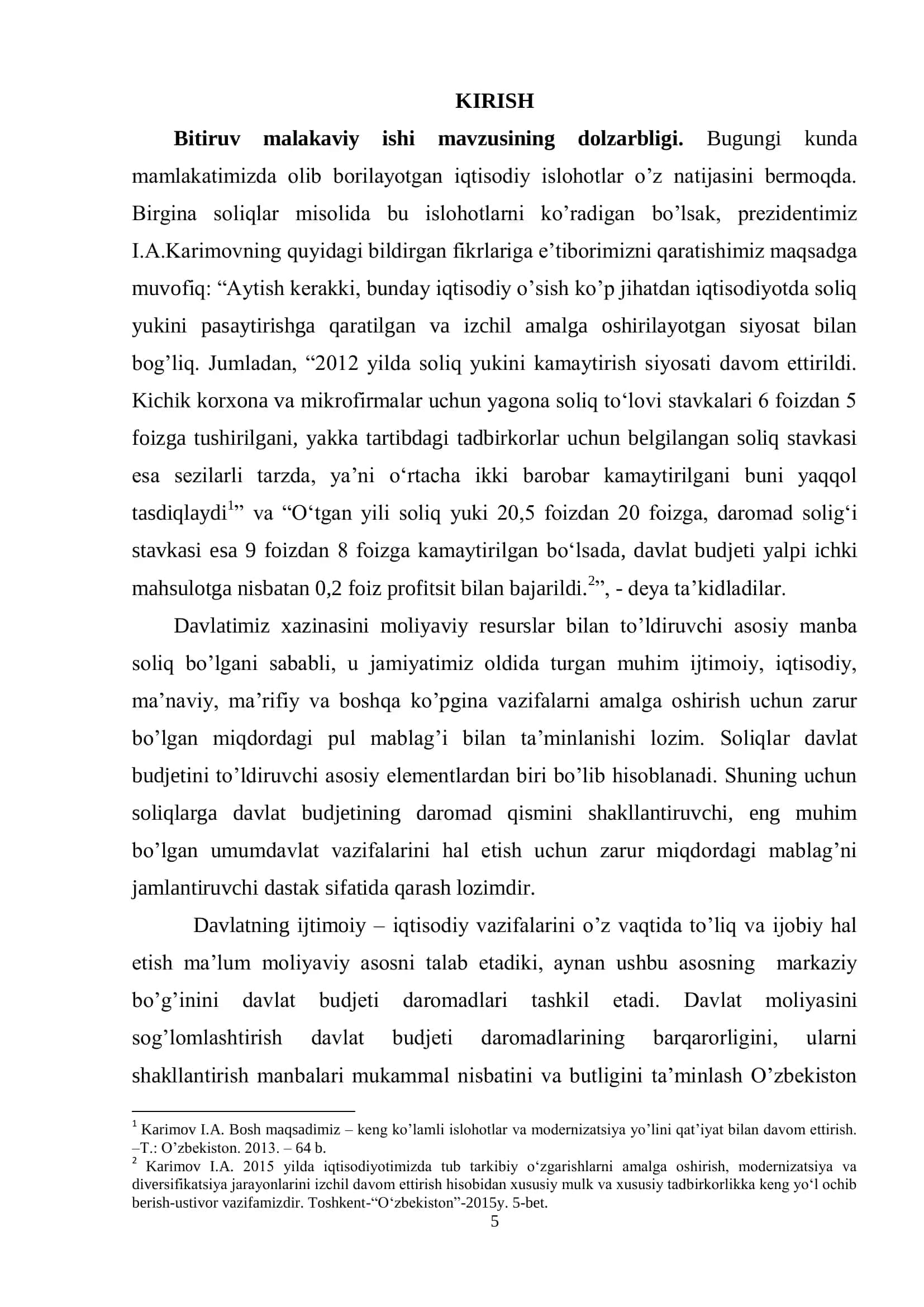 DAVLAT BUDJETI DAROMADLARINI SHAKLLANISHI-NING NAZARIY, TASHKILIY-HUQUQIY ASOSLARI 3