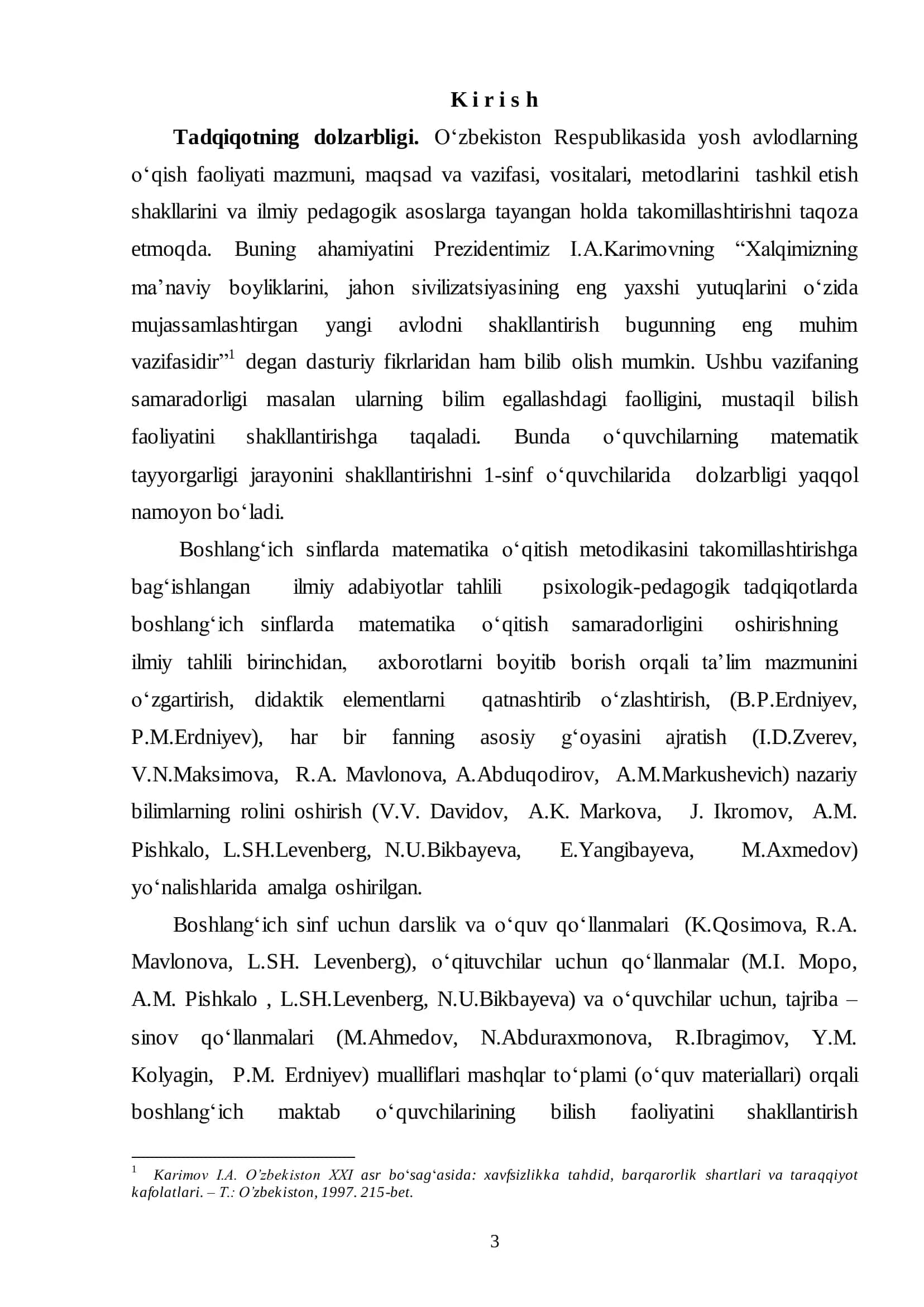 Boshlangich sinf matematika darslarida miqdorlarni o’rgatish metodikasi 3