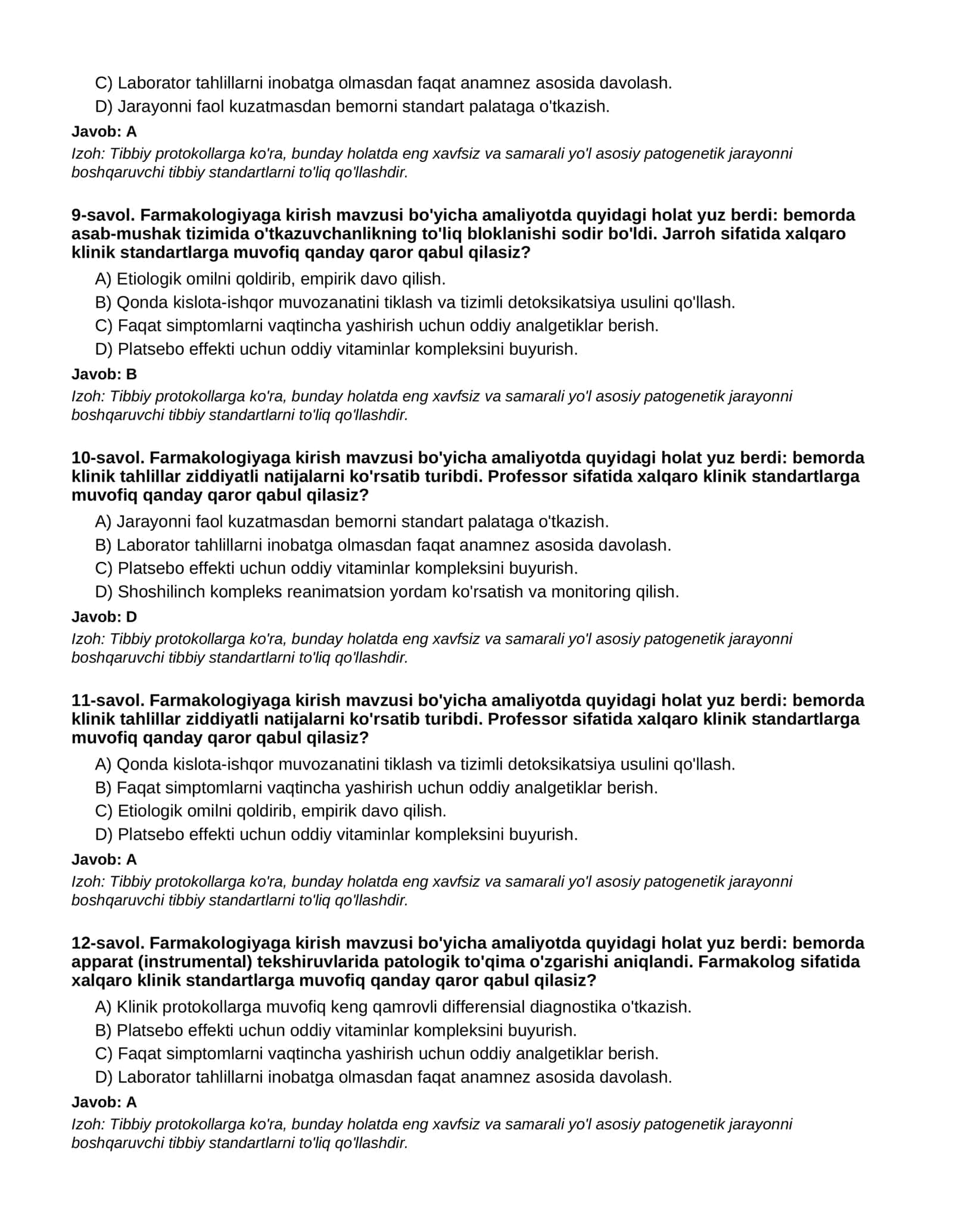 Farmakologiyaga kirish - 1-Qism 3