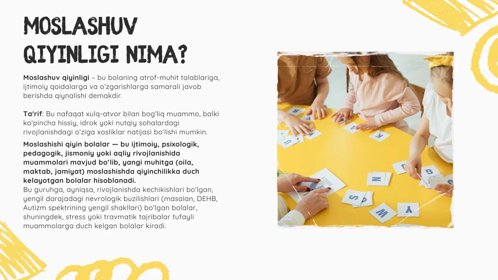 MOSLASHUV QIYIN BOLALAR TUSHUNCHASI VA MOHIYATI 3
