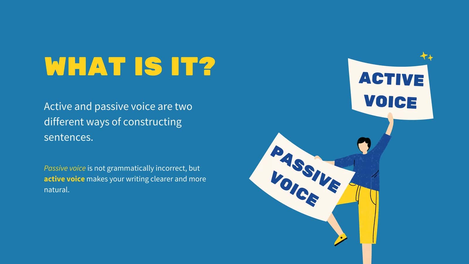 ACTIVE VOICE VS PASSIVE VOICE 3