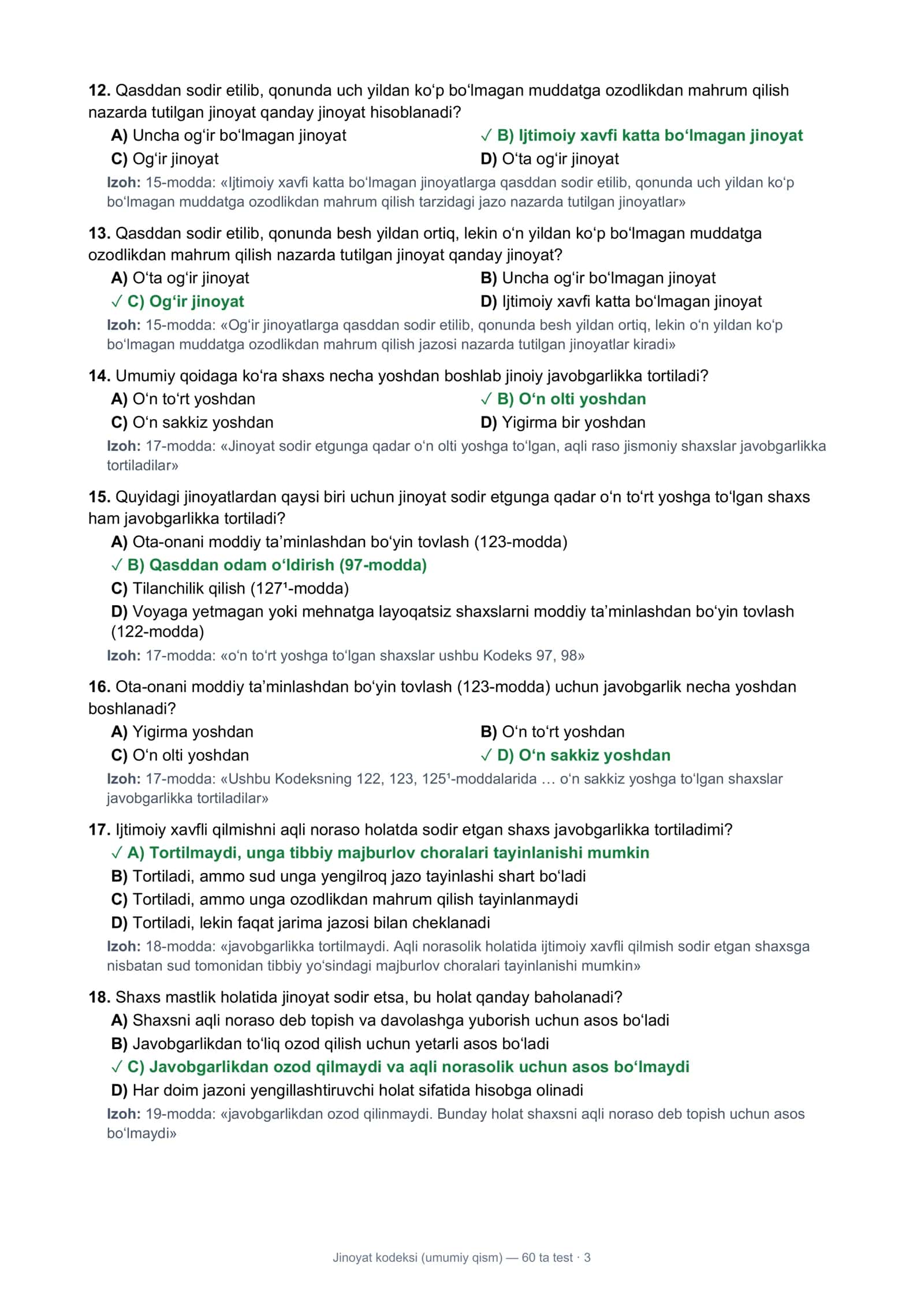 Jinoyat kodeksi (umumiy qism) 3