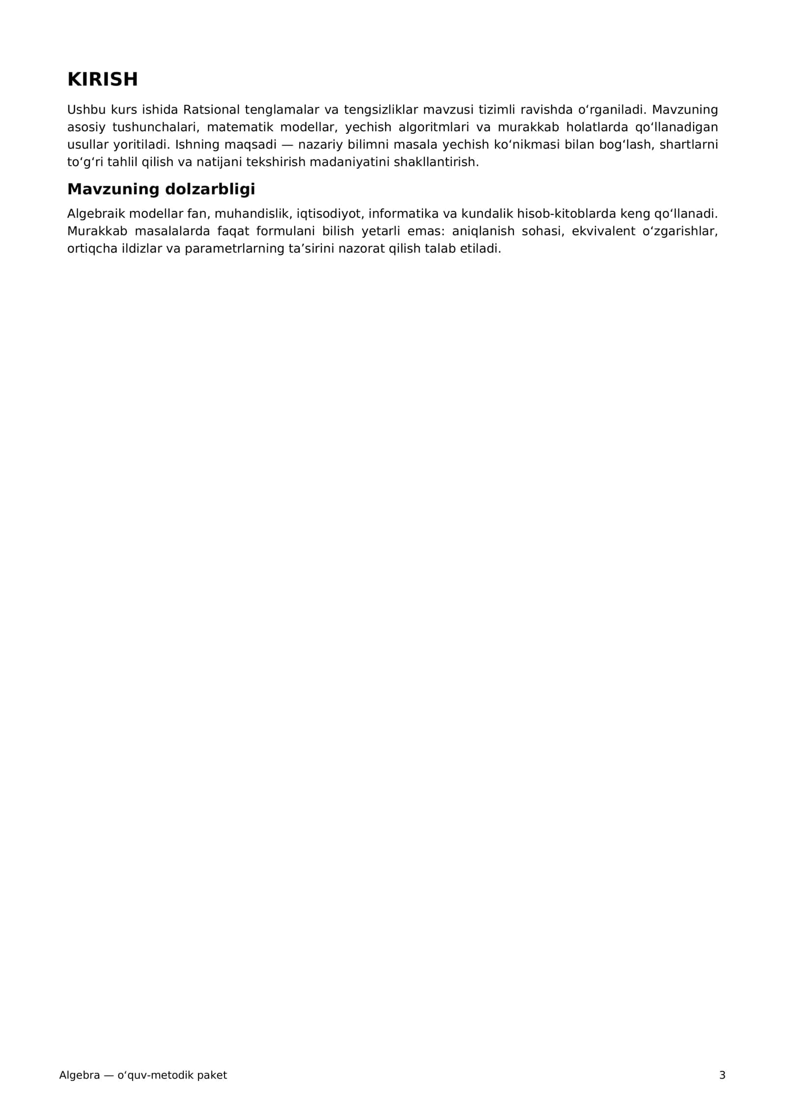 ratsional tenglamalar 3