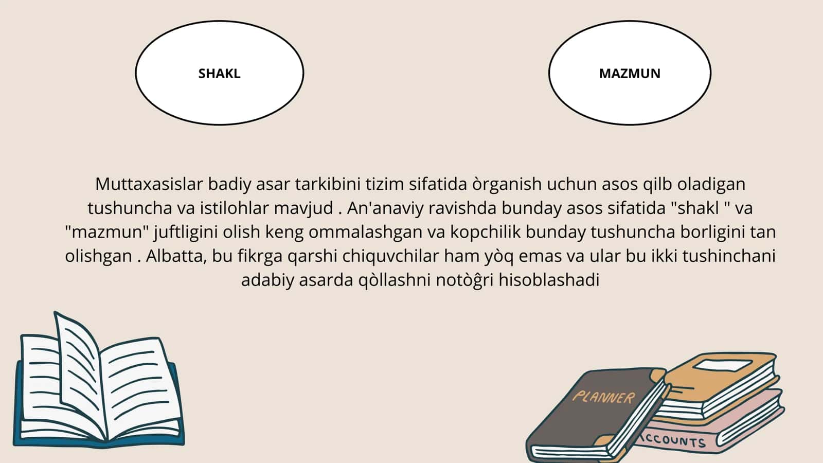 Adabiy asarda shakl va mazmun 3