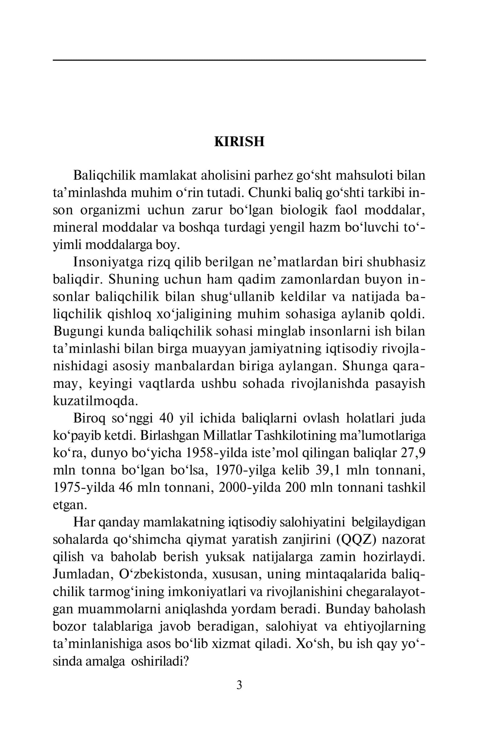 Baliqchilik asoslari 3