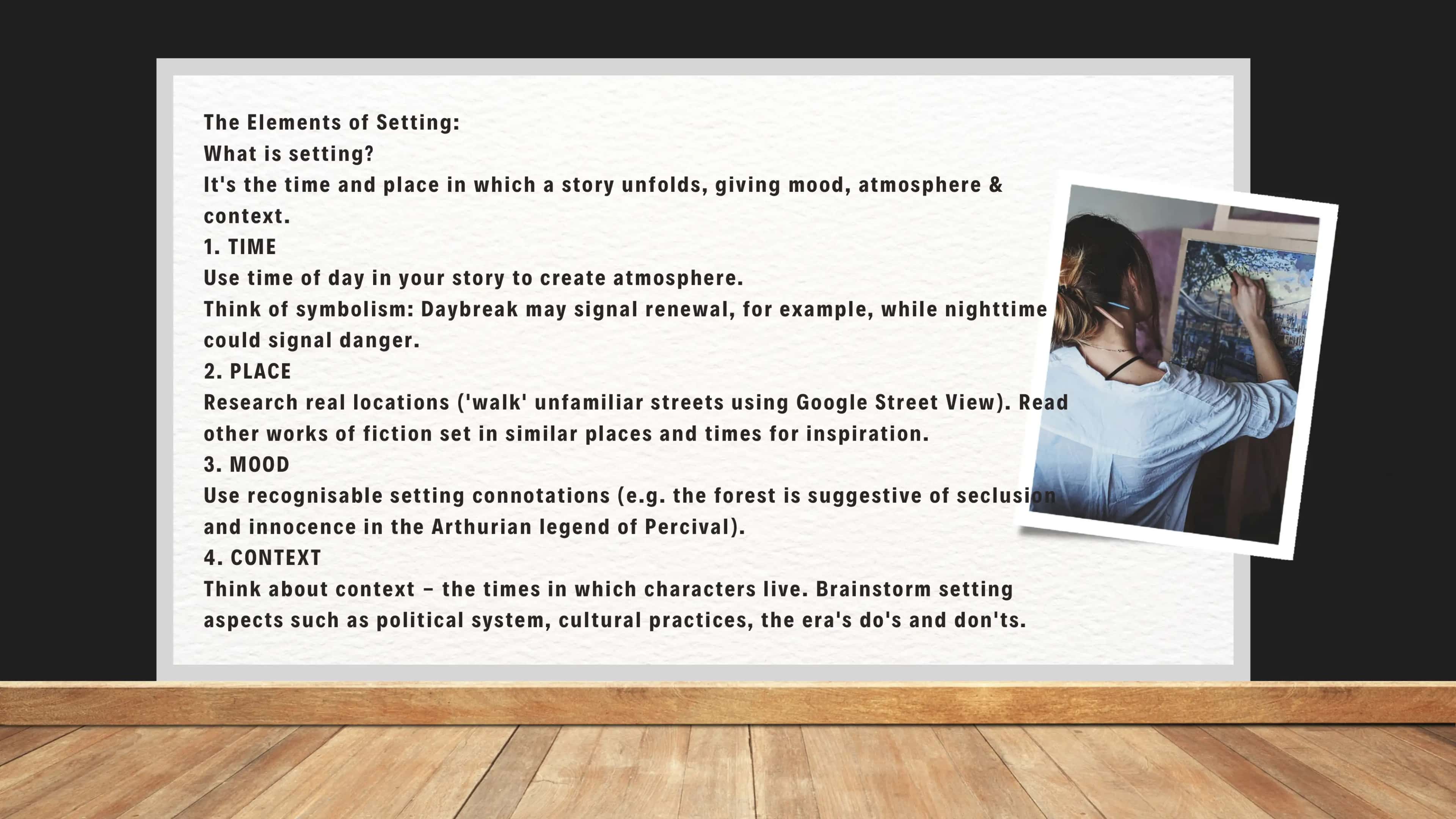 The Elements of Setting 3