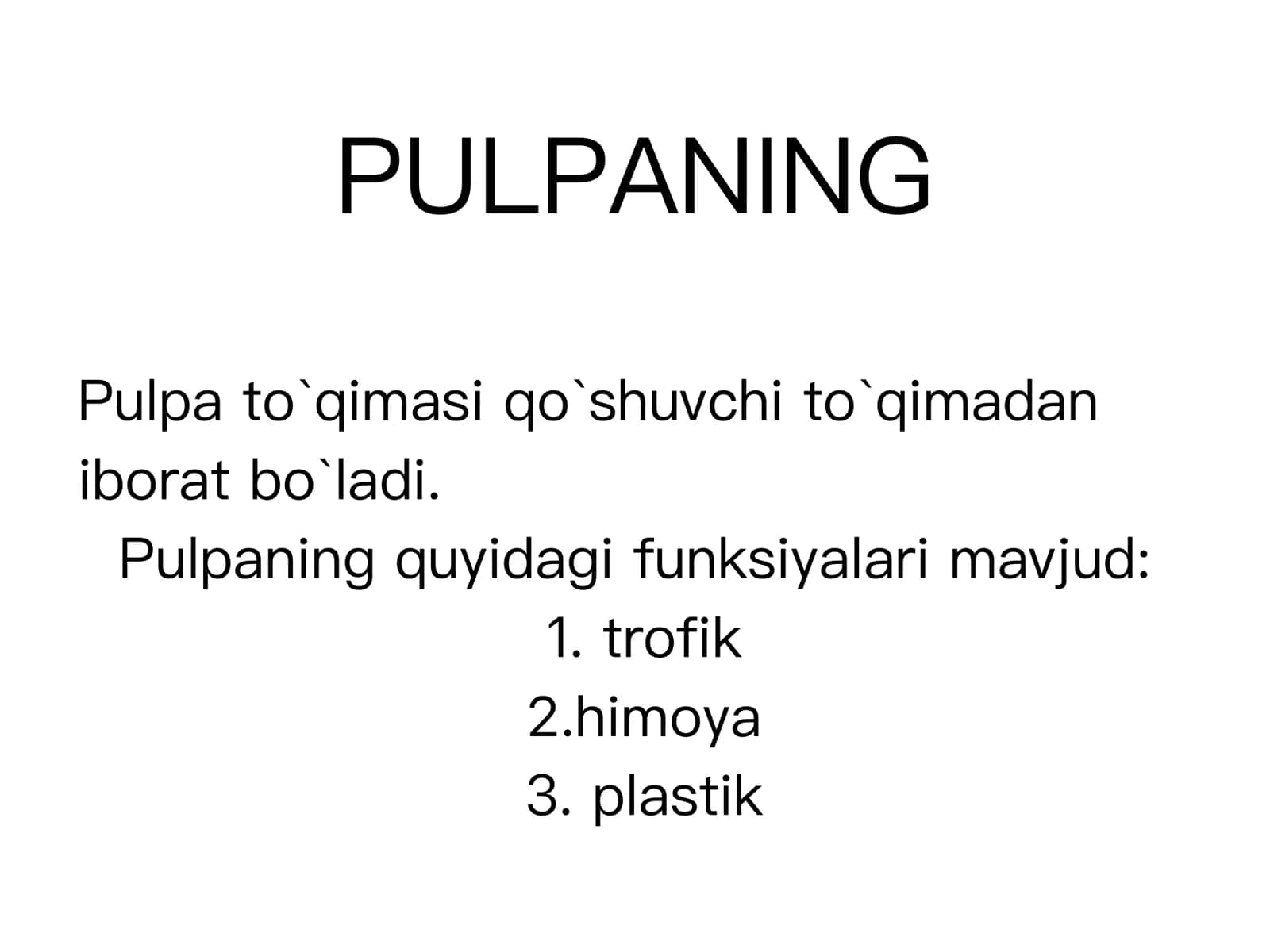 Tish pulpasi 3