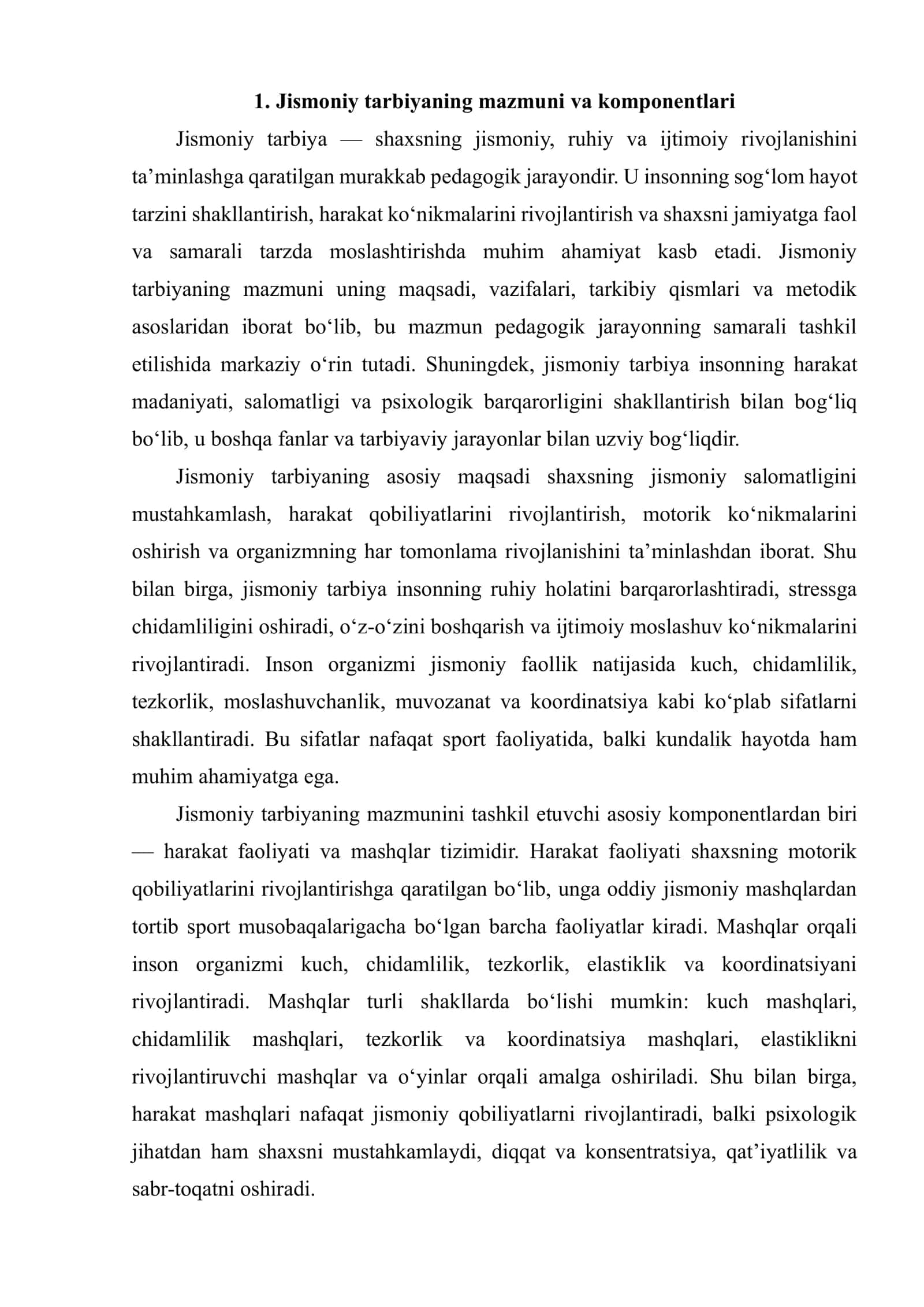 JISMONIY TARBIYANING MAZMUNI 3