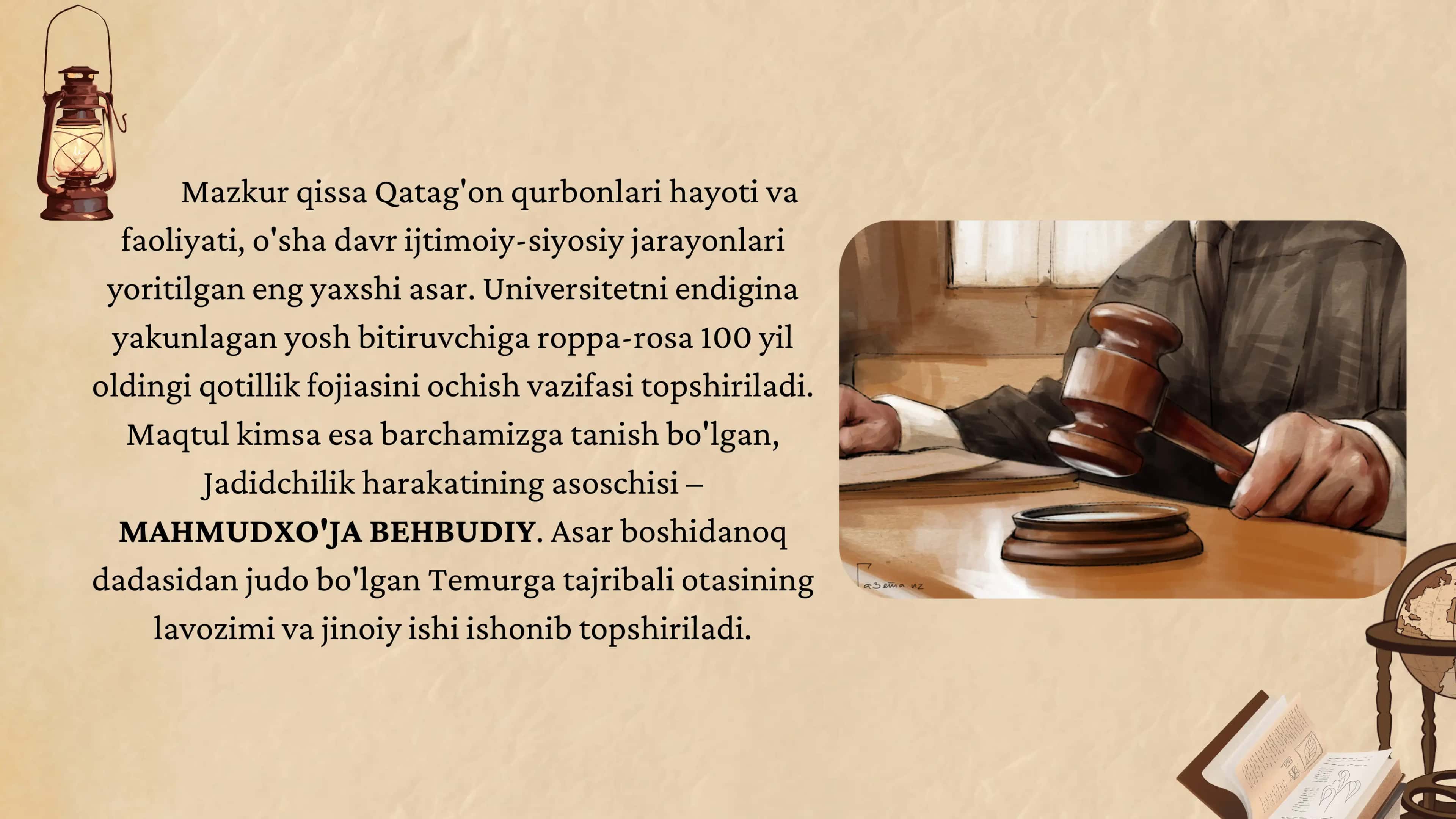 "Yuz yillik qotillik qissasi" 3