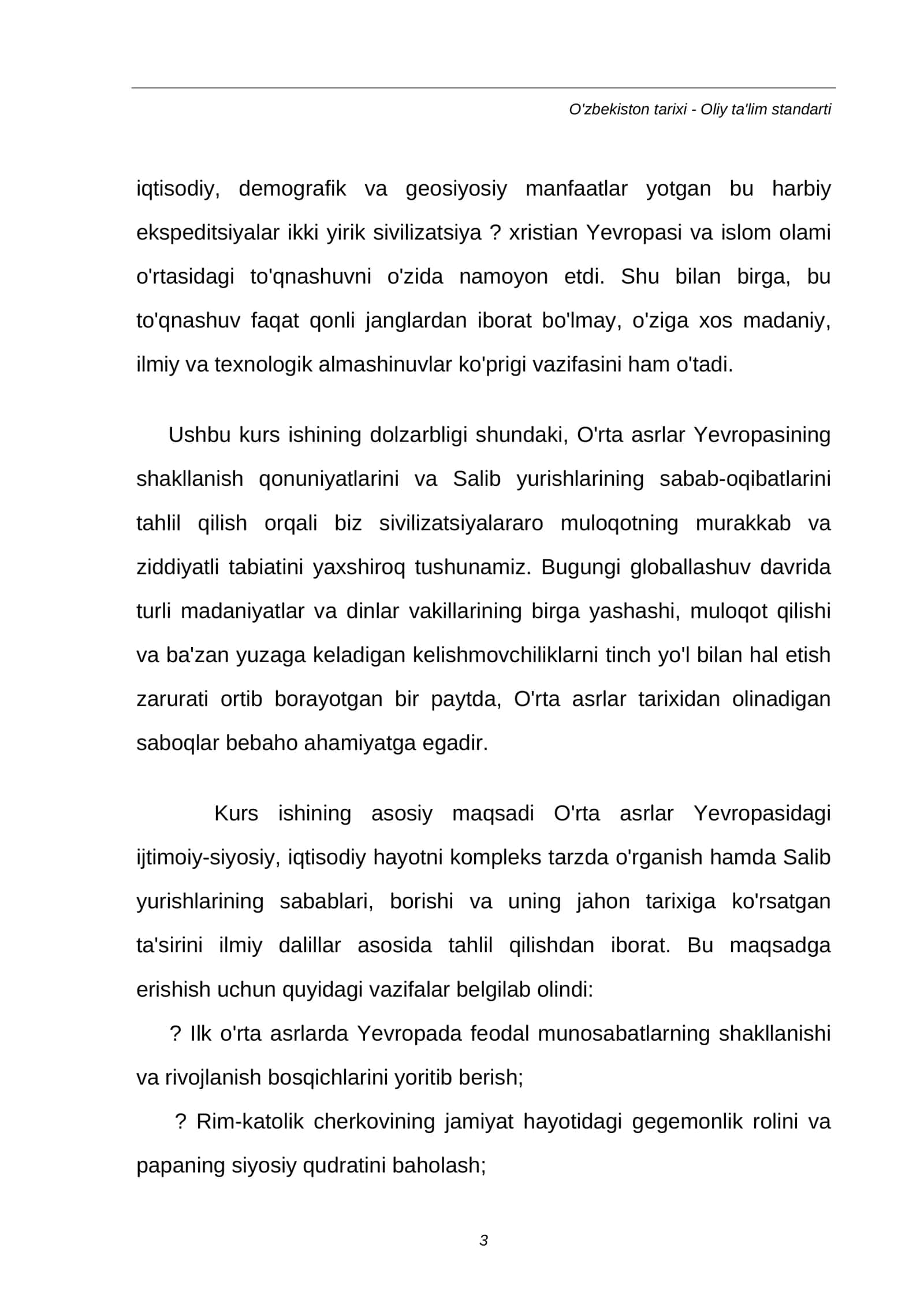 O'rta asrlarda Yevropa va Salib yurishlarining oqibatlari 3