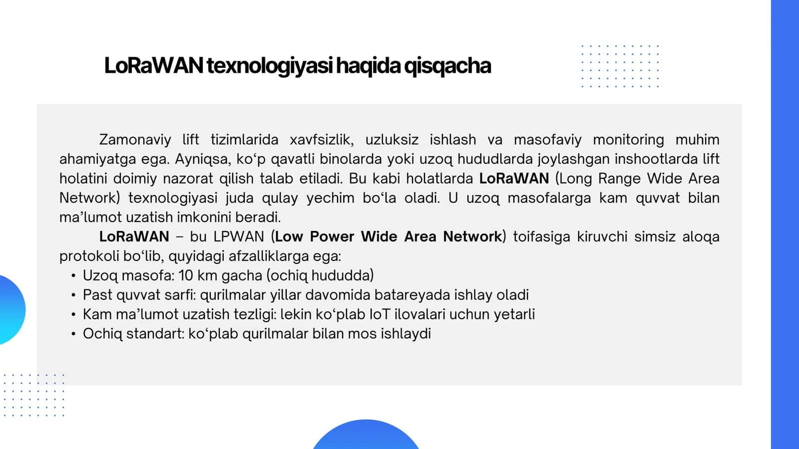 LoRaWAN tizimlari 3