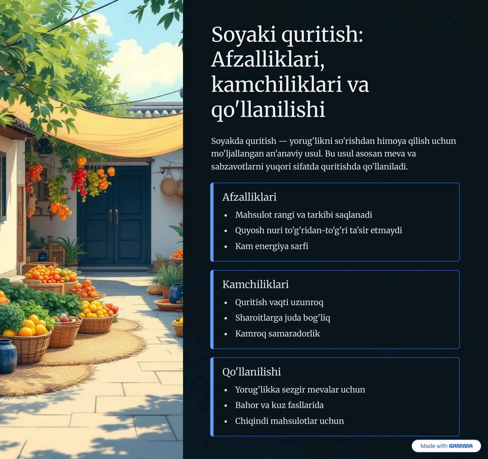 Meva va sabzavotchilik 3