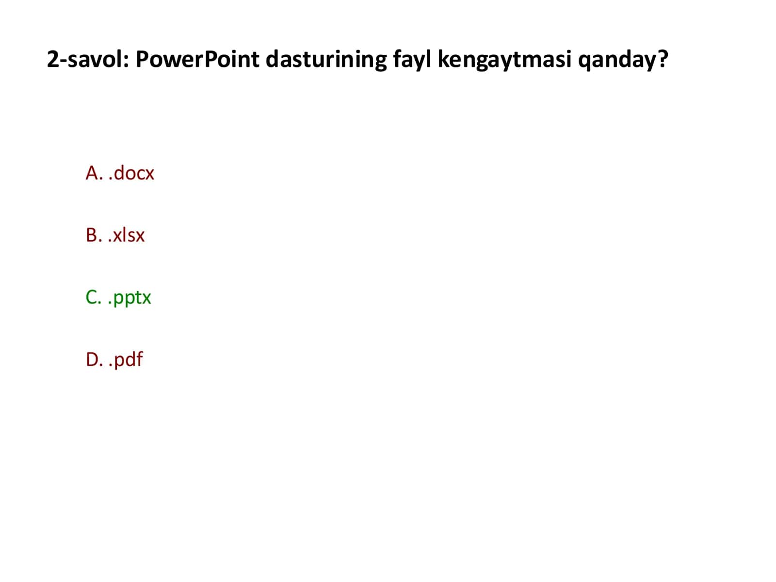 PowerPoint dasturi 3