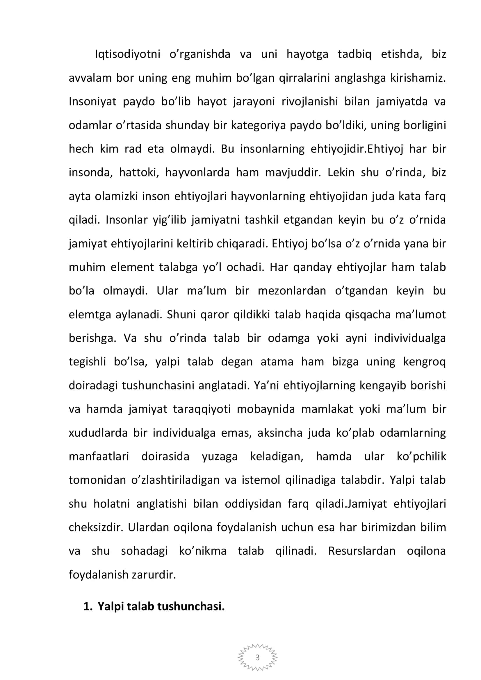 Iqtisodiyot nazariyasi 3