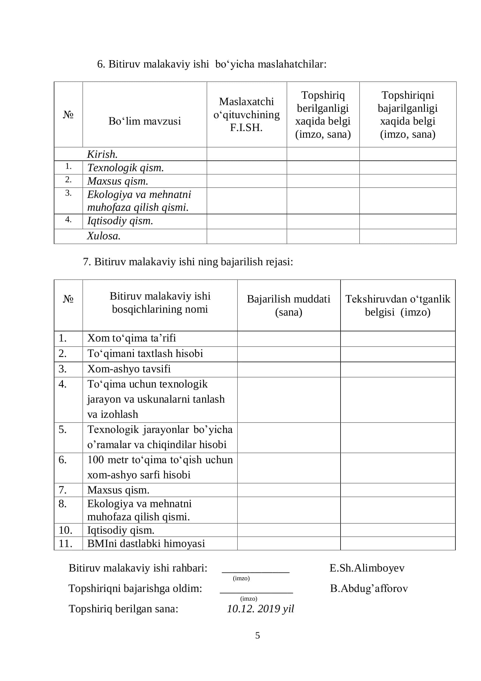 Yengil sanoat buyumlari konstruksiyasini ishlash va texnologiyasi (to‘qima) ta'lim yo’nalishi 3