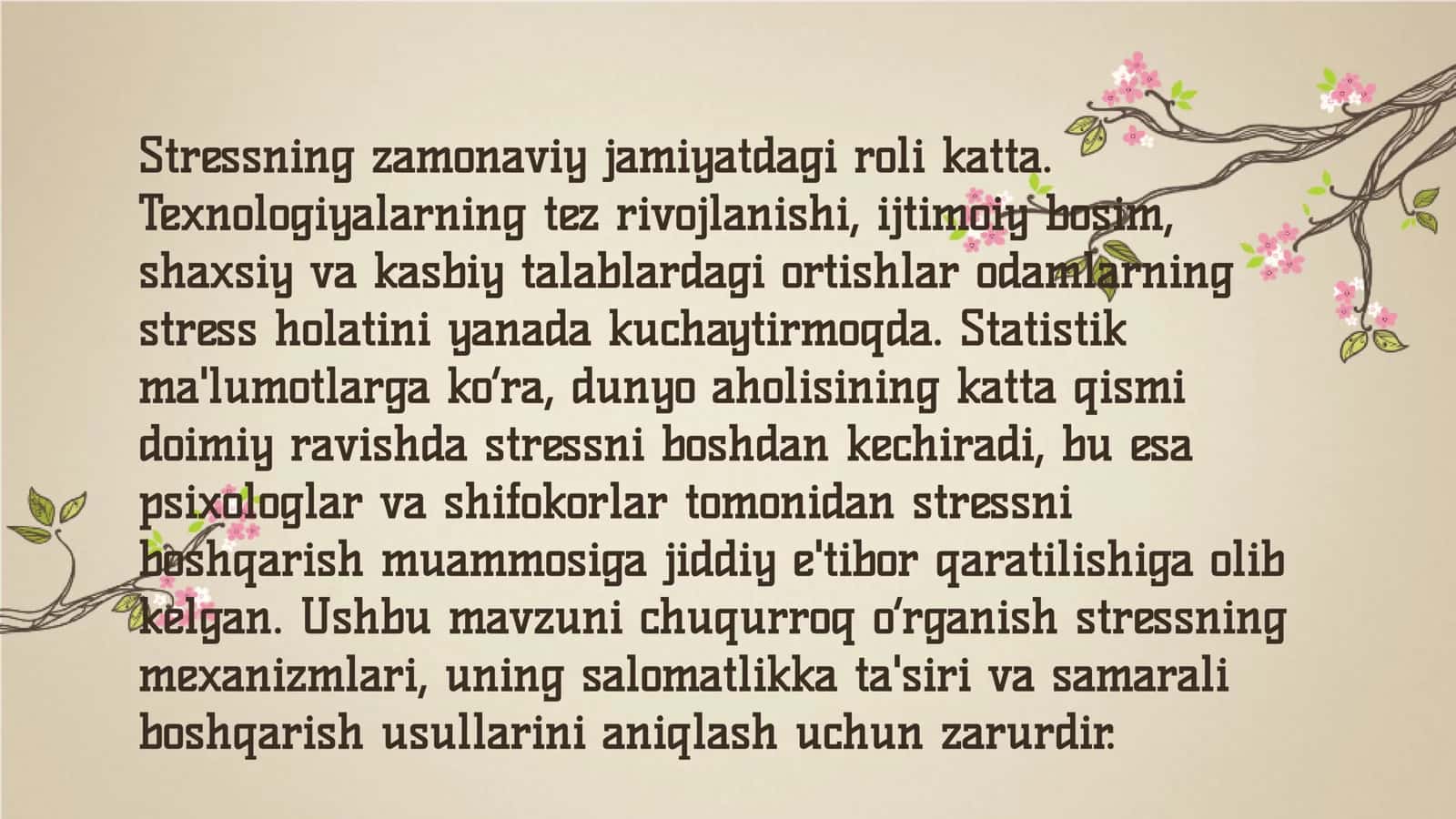 Stress psixologiyasi 3