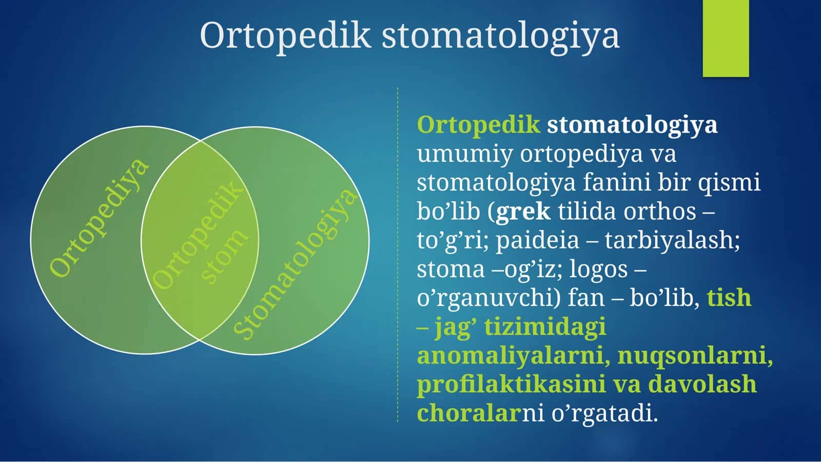 Ortopedik stomatologiya fani 3