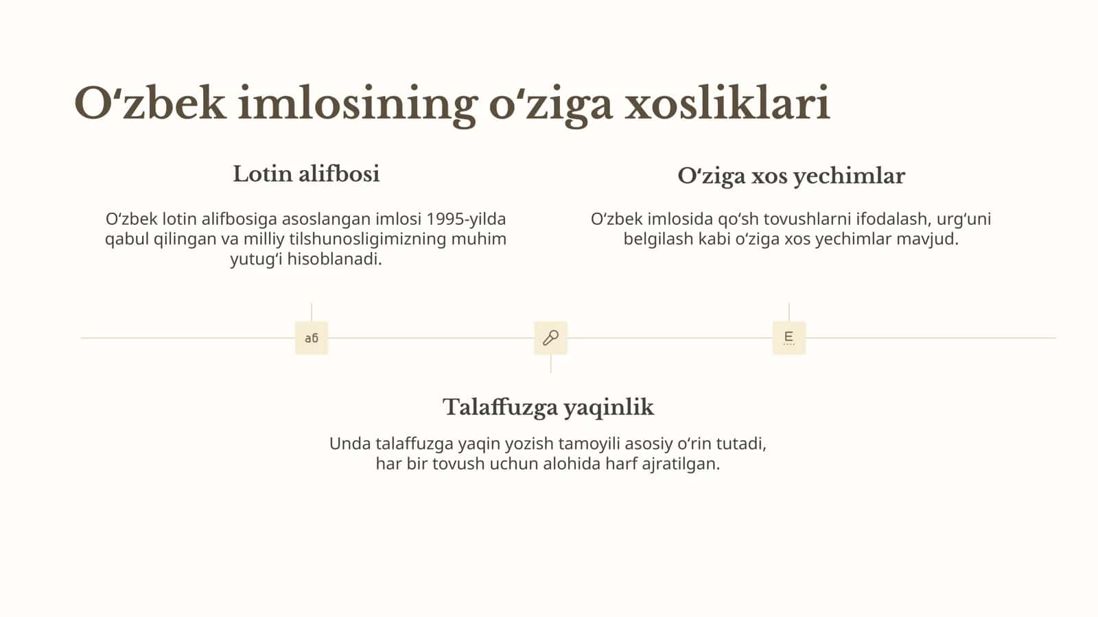 O'zbek tilining o'rni 3