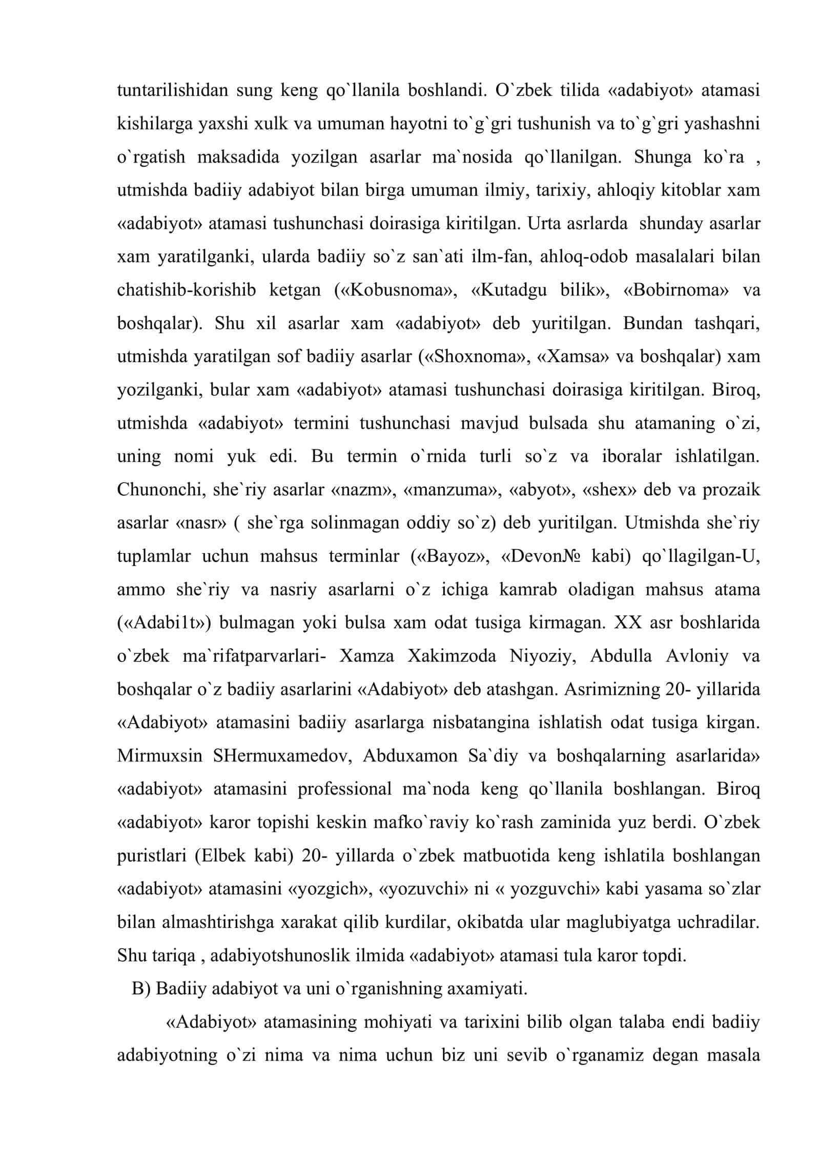 Adabiyotshunoslik – badiiy adabiyot haqidagi fan 3